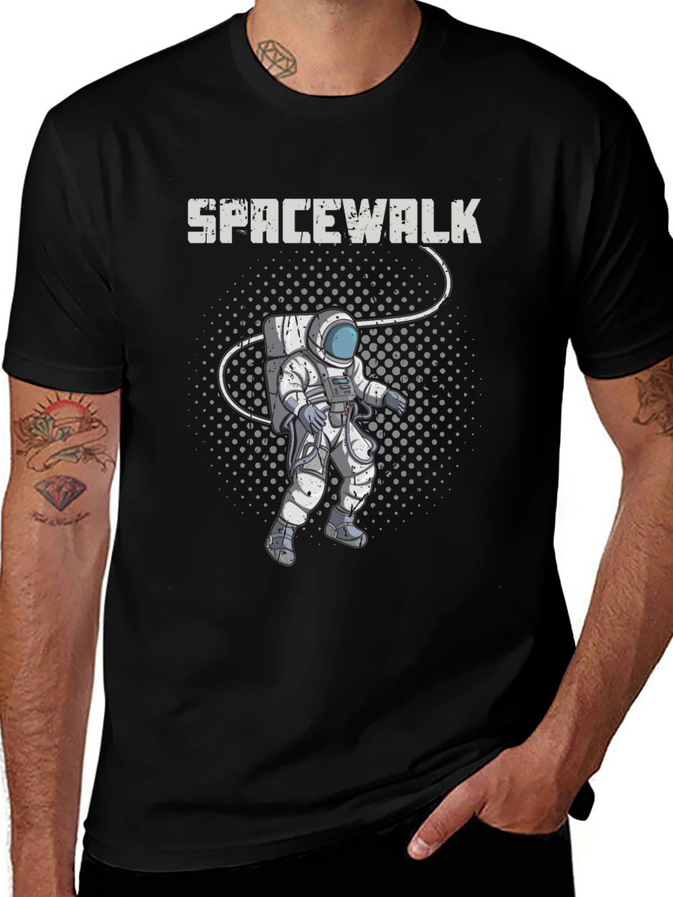 Variant 10 of Spacewalk Graphic T-Shirt - Astronaut Design