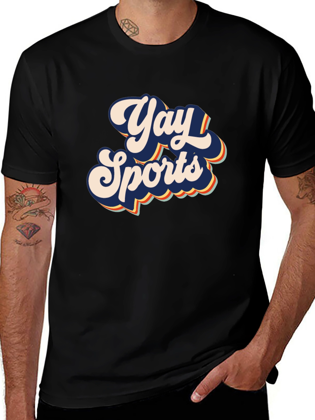 Variant 8 of Yay Sports Retro Graphic T-Shirt