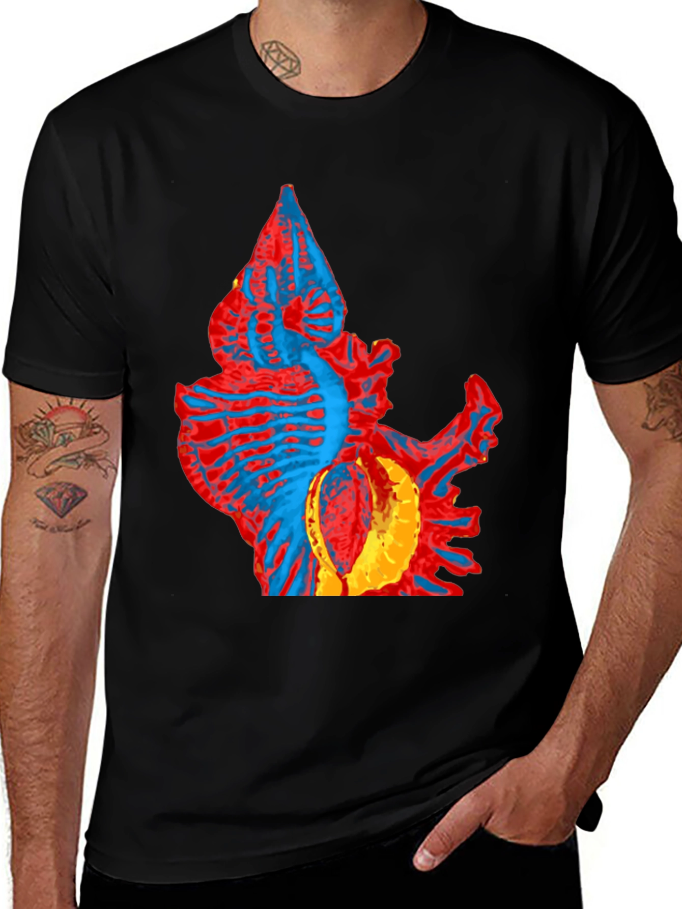 Variant 28 of Abstract Creature Graphic Tee - Unique Design