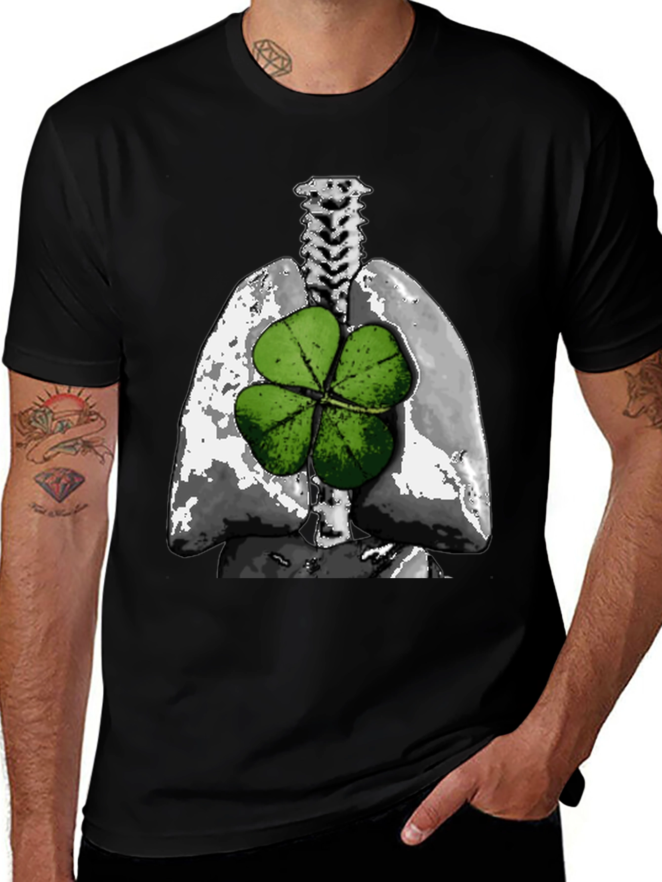 Lucky Lungs Graphic Tee - St. Patrick's Day Humor