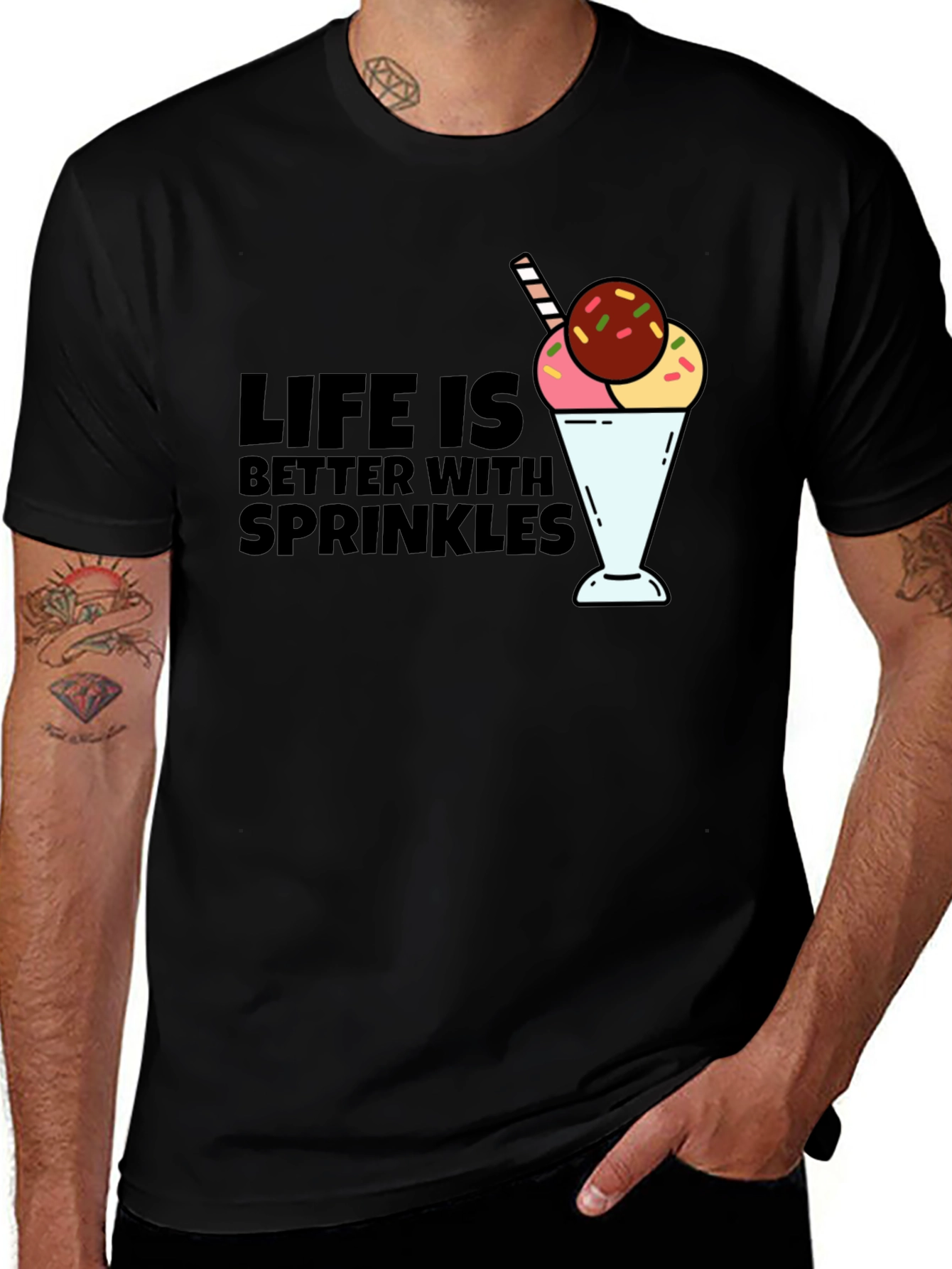 Variant 16 of Life is Better with Sprinkles T-Shirt