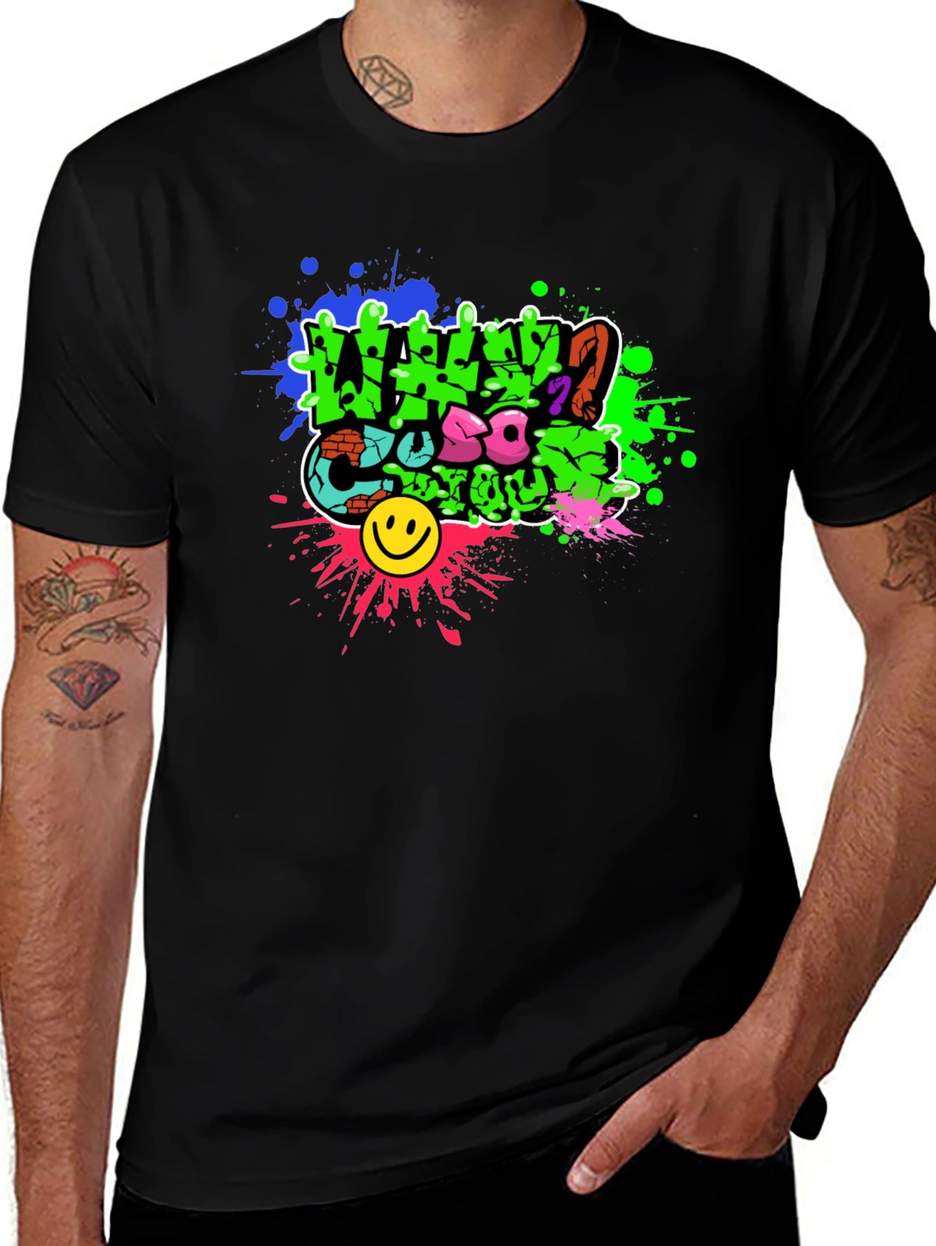 Variant 3 of Vibrant Graphic T-Shirt: Trendy Streetwear Style