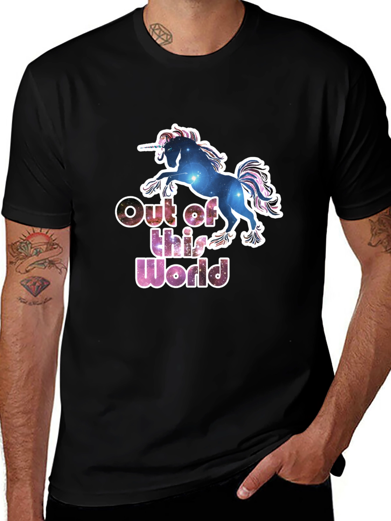 Variant 29 of Out of This World Unicorn Graphic Tee