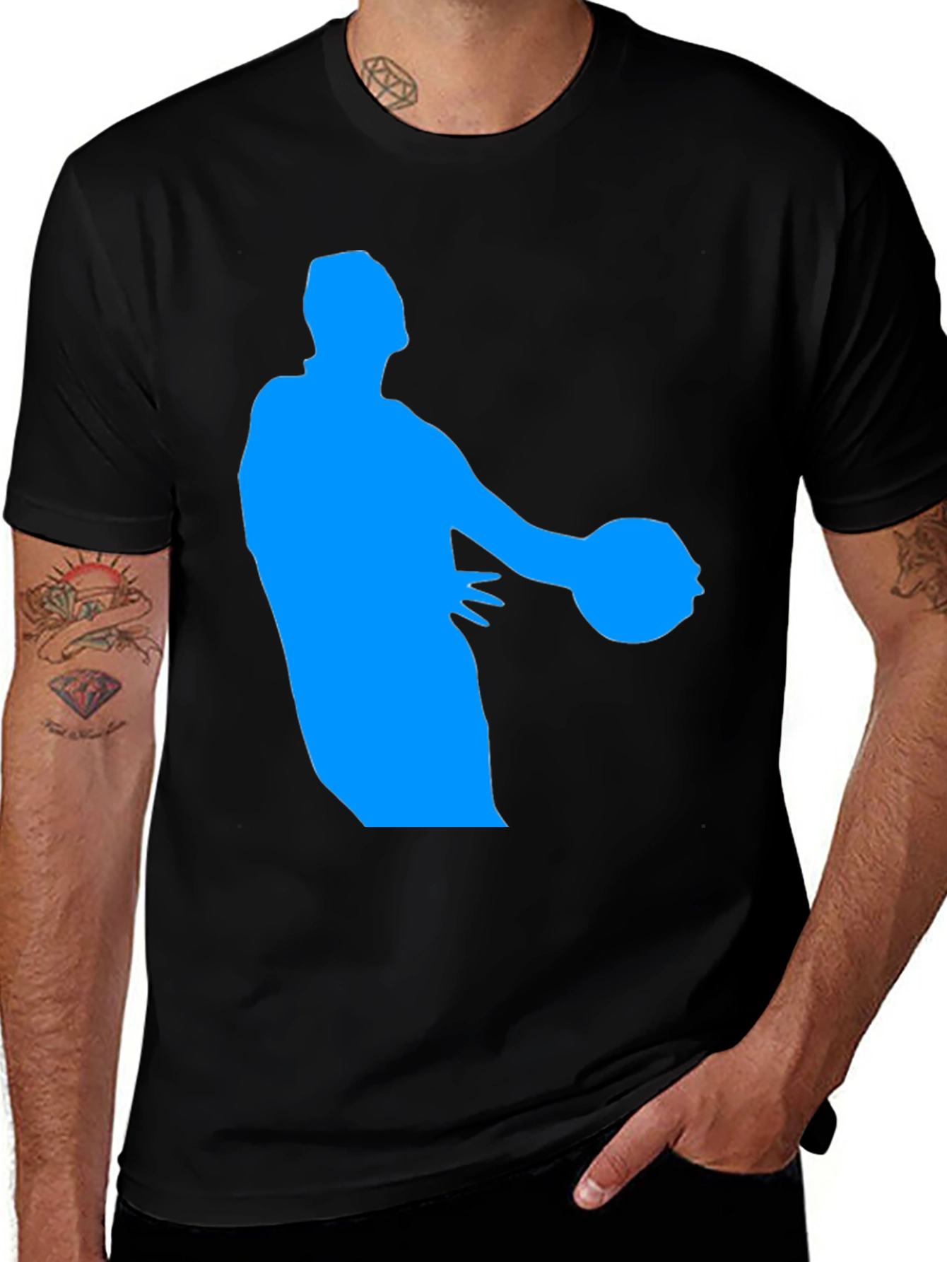 Variant 23 of Basketball Player Graphic Tee - Cool Design