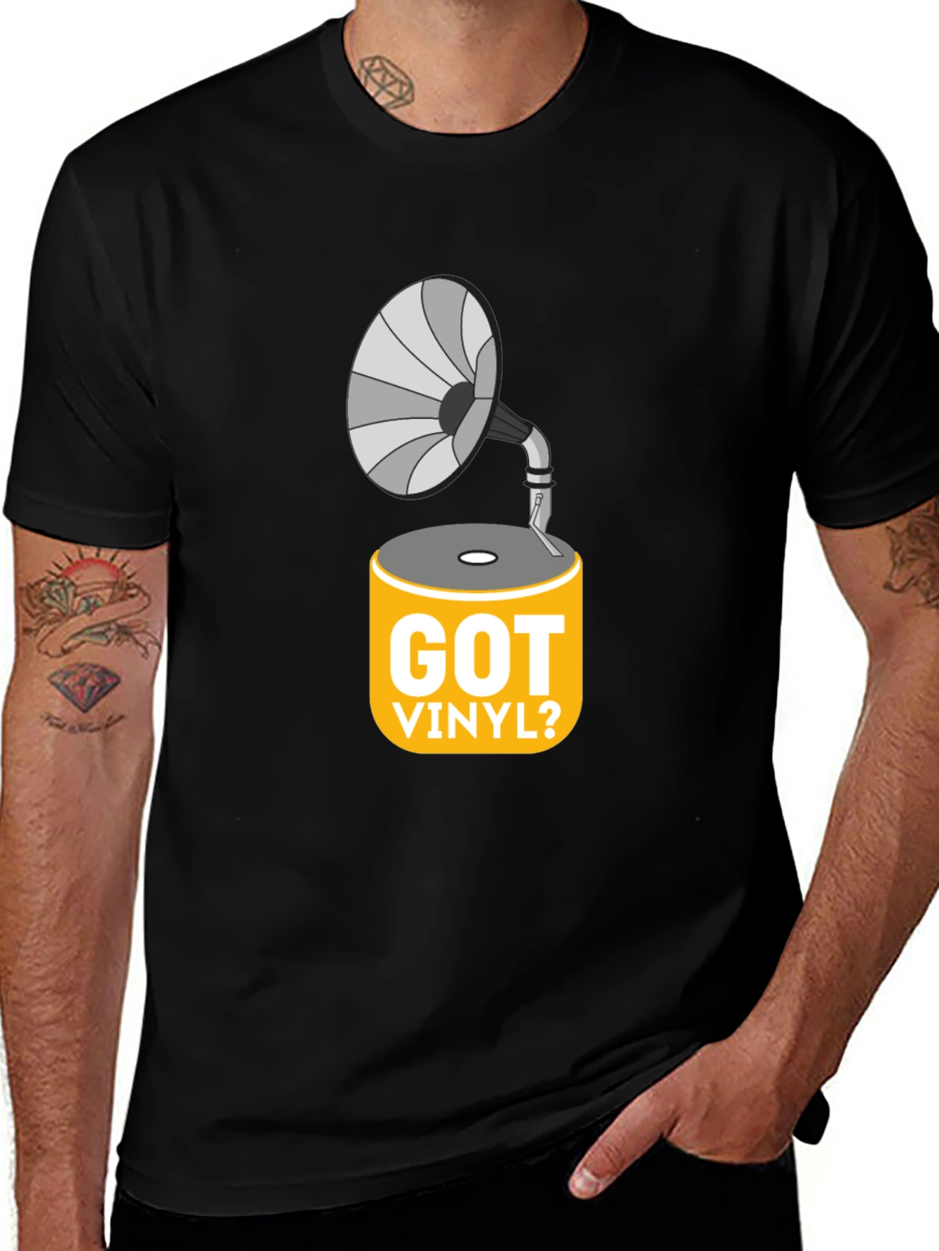 Variant 5 of Got Vinyl? Graphic Tee - Retro Music Lover Shirt