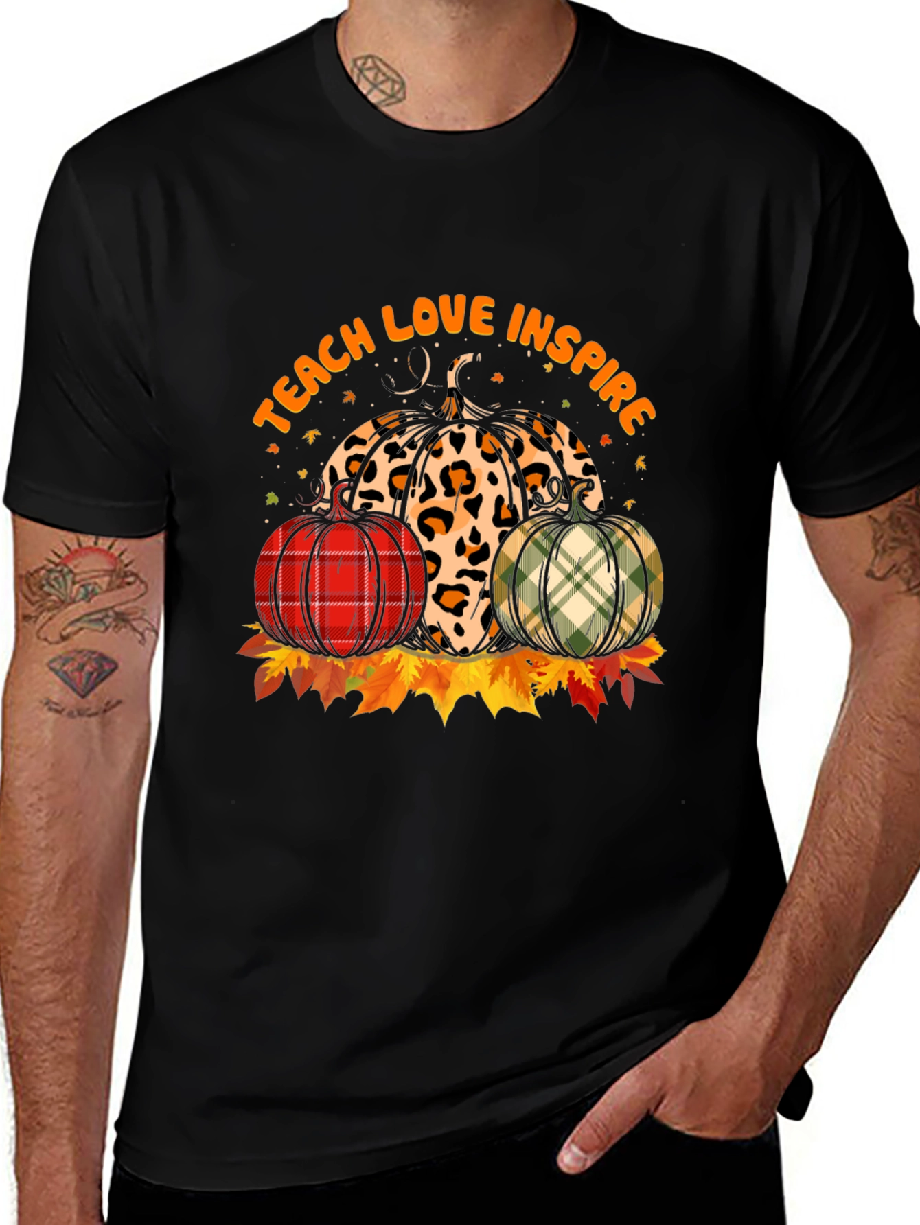 Variant 19 of Teach Love Inspire Pumpkin T-Shirt