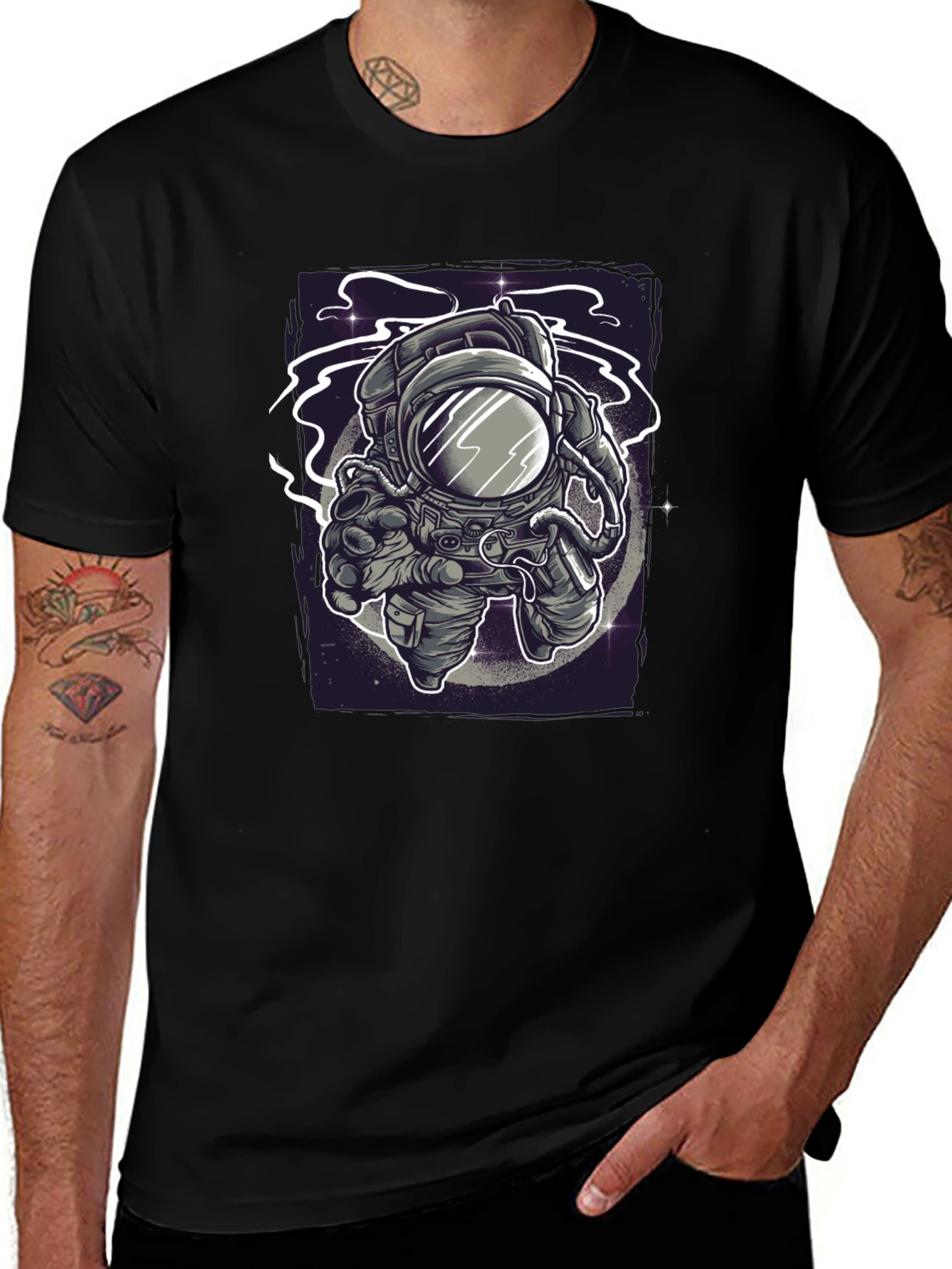 Variant 5 of Astronaut Graphic Tee - Space Exploration T-Shirt