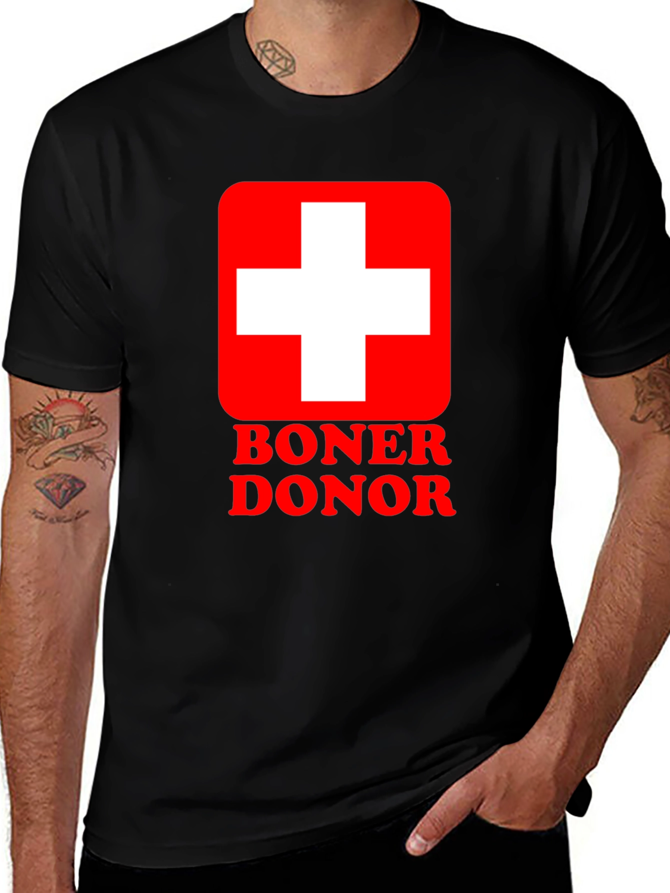 Variant 10 of Boner Donor T-Shirt - Funny Graphic Tee