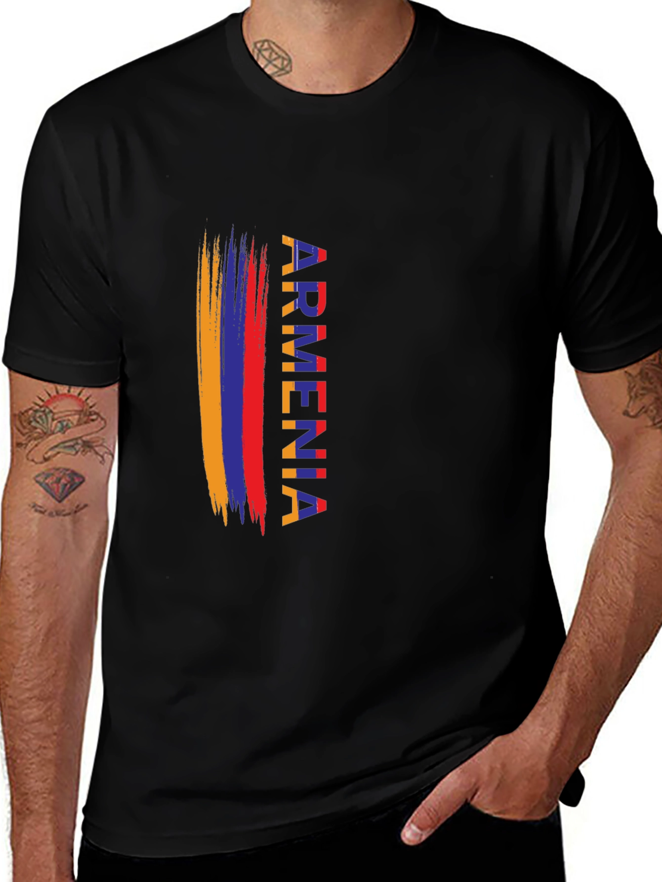 Armenia Flag T-Shirt - Patriotic Design