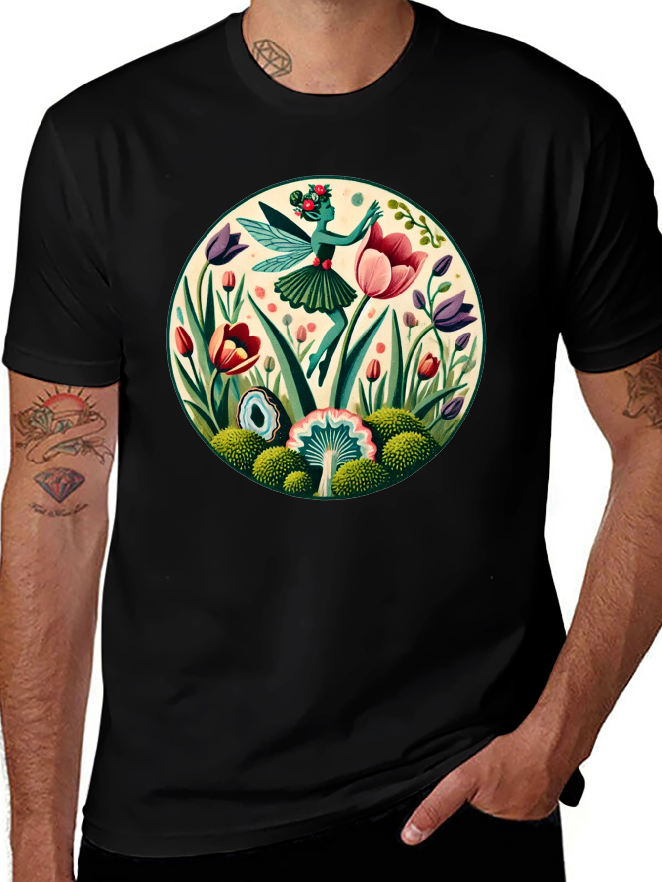 Variant 17 of Fairy in Garden Graphic T-Shirt