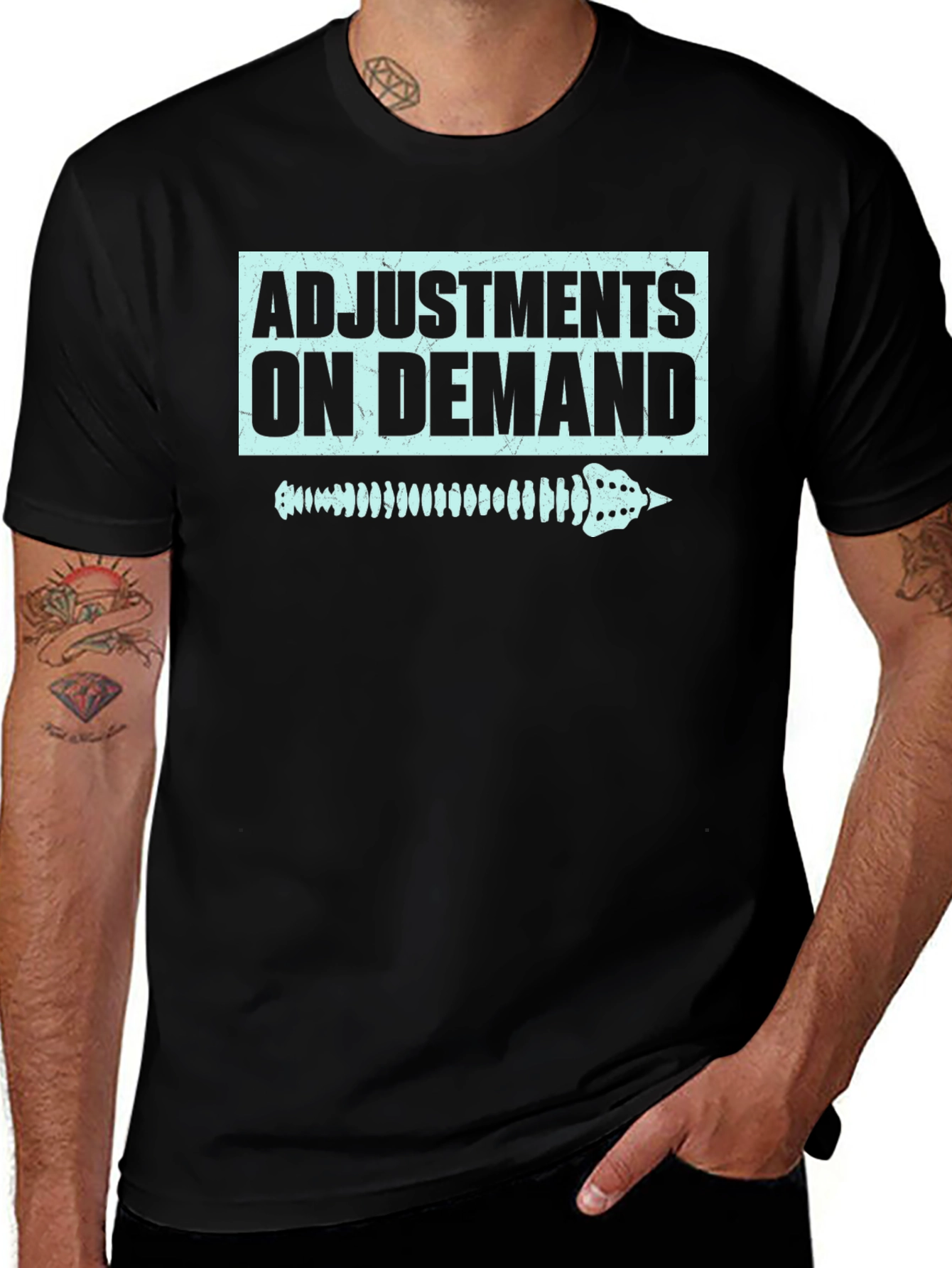 Variant 29 of Chiropractor Adjustment On Demand T-Shirt