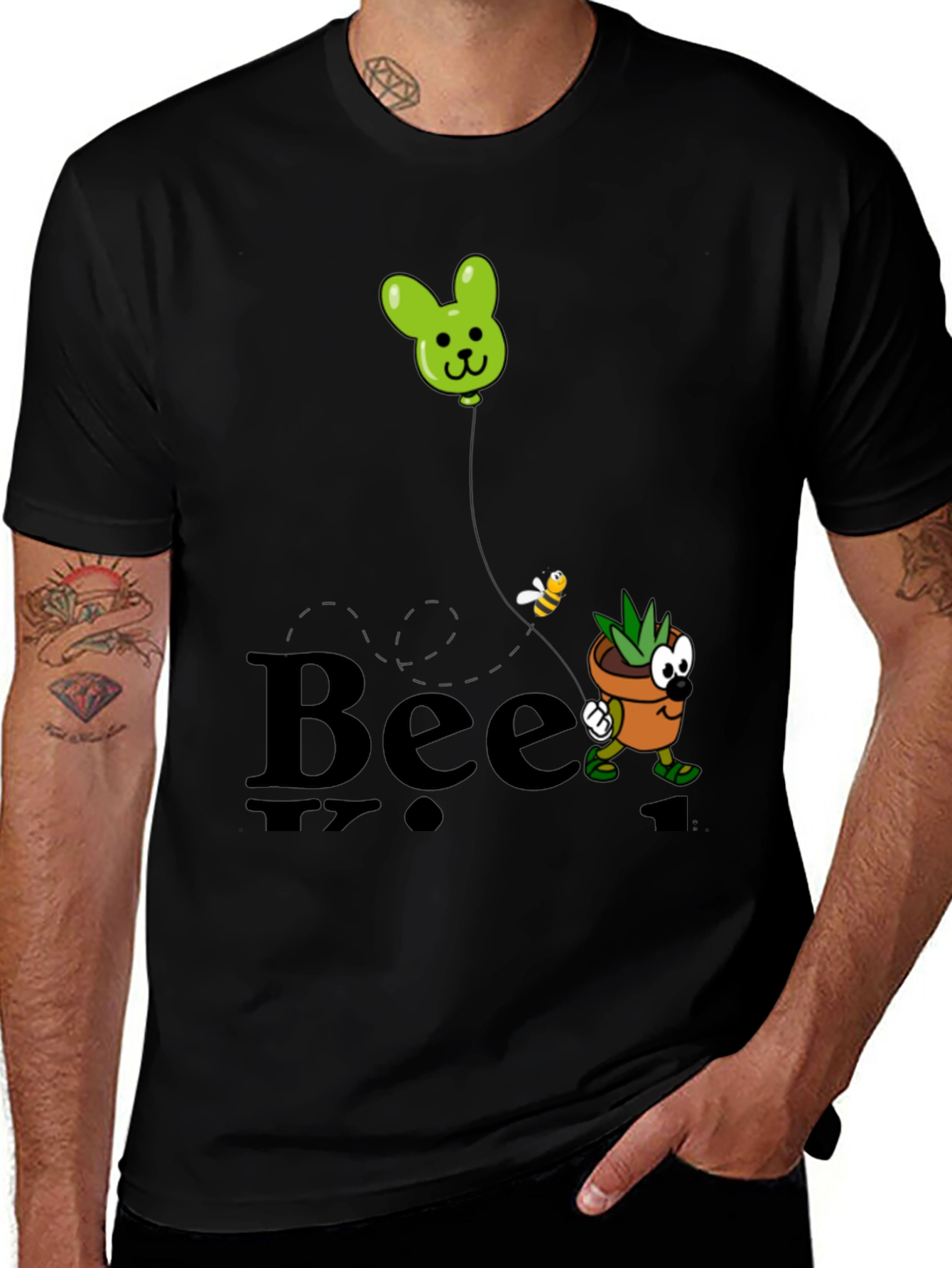 Variant 5 of Bee Kind Funny Plant T-Shirt