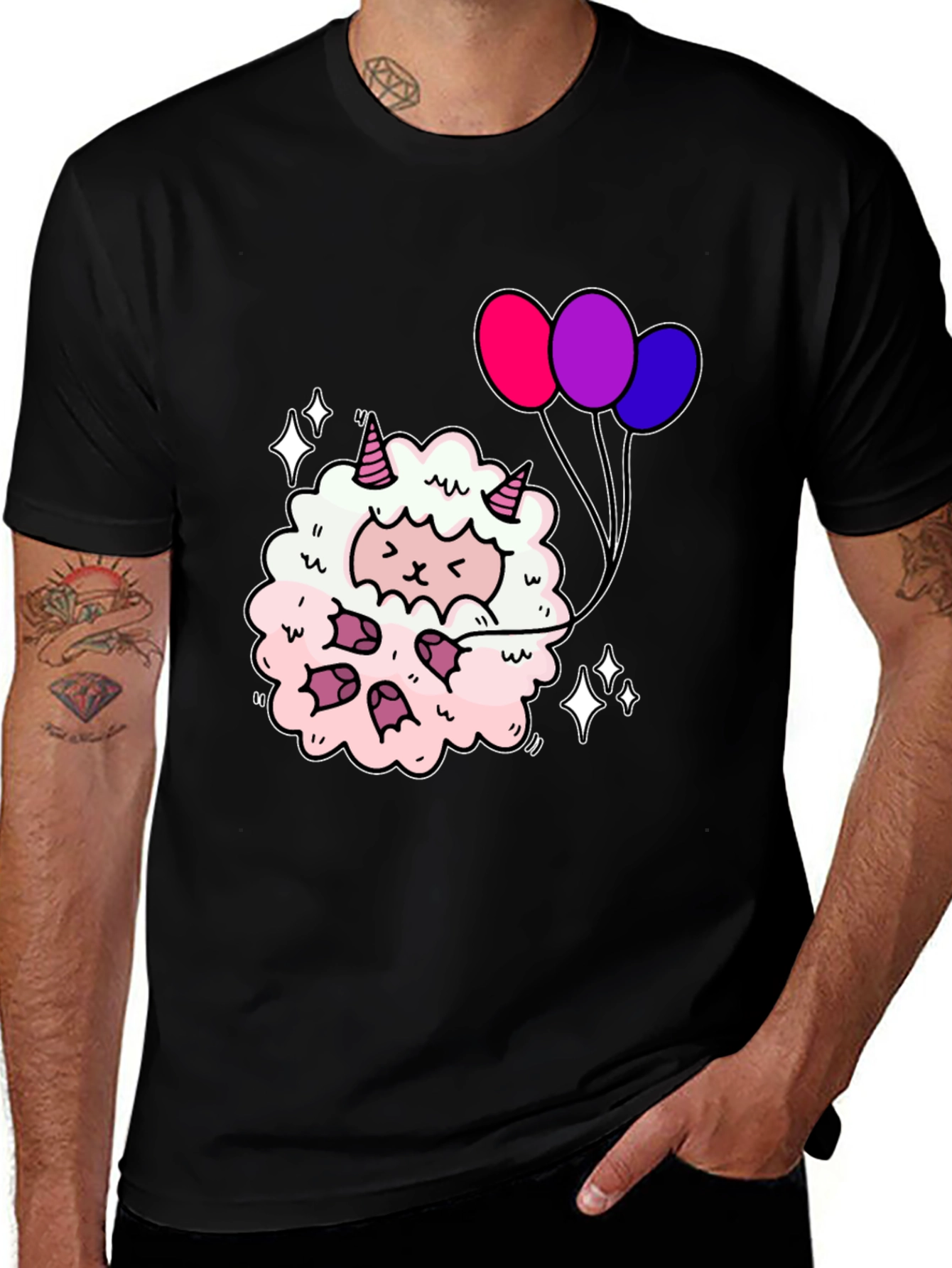 Variant 25 of Bisexual Pride Sheep T-Shirt