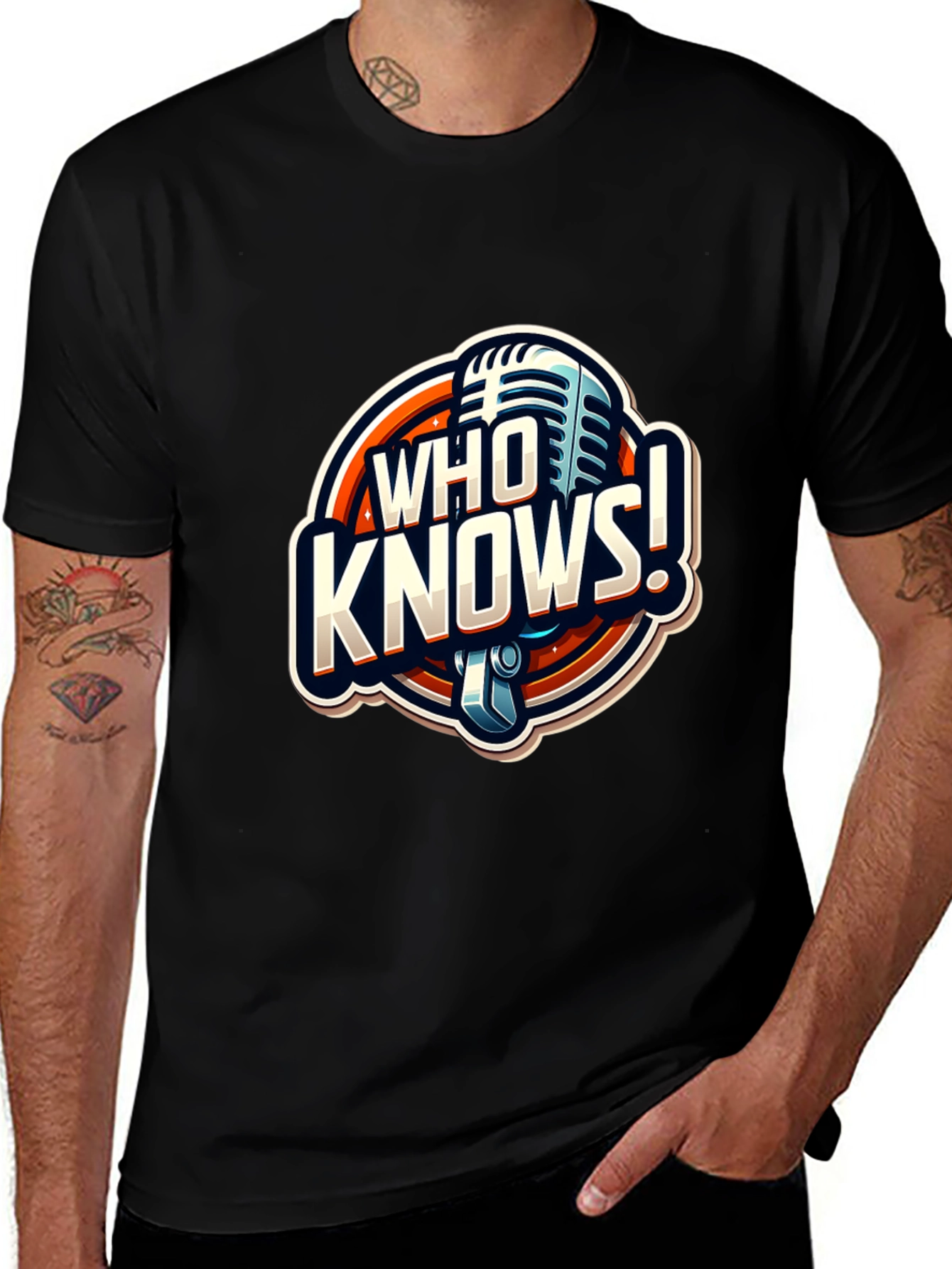 Variant 9 of Who Knows! Graphic Tee