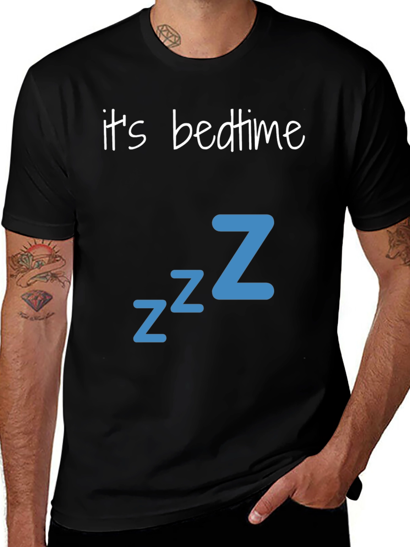 Variant 18 of It's Bedtime T-Shirt - Sleepy Z Design
