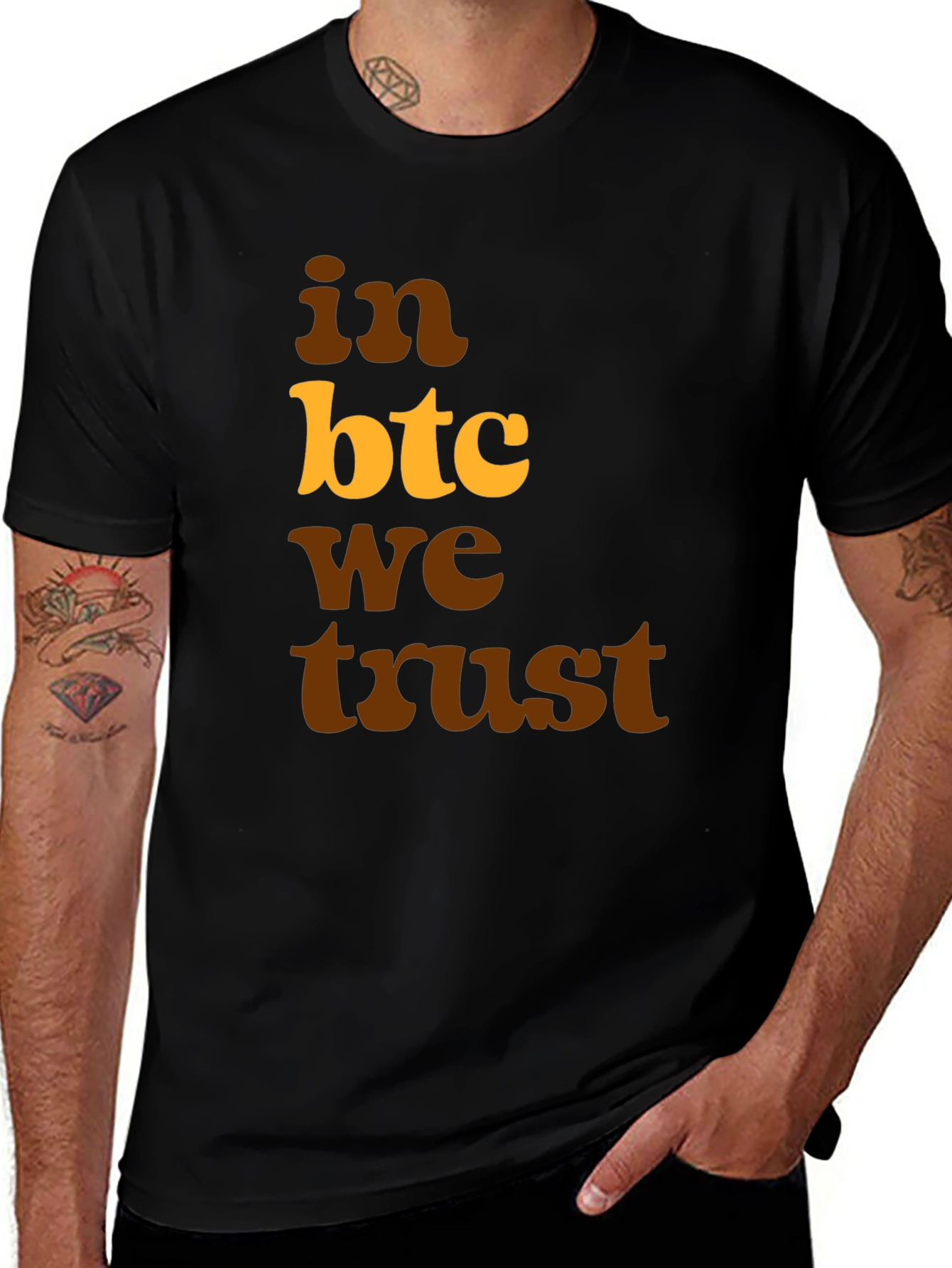 In BTC We Trust Graphic Tee