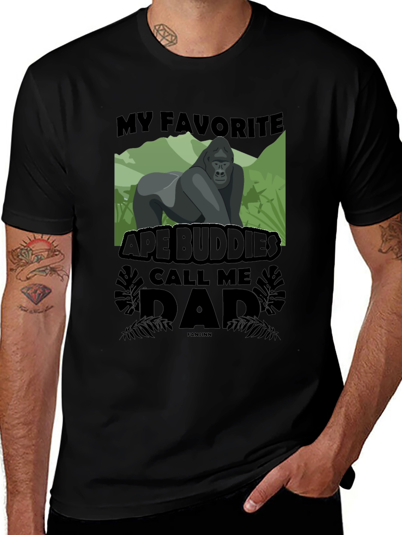 Variant 26 of My Favorite Ape Buddies Call Me Dad T-Shirt