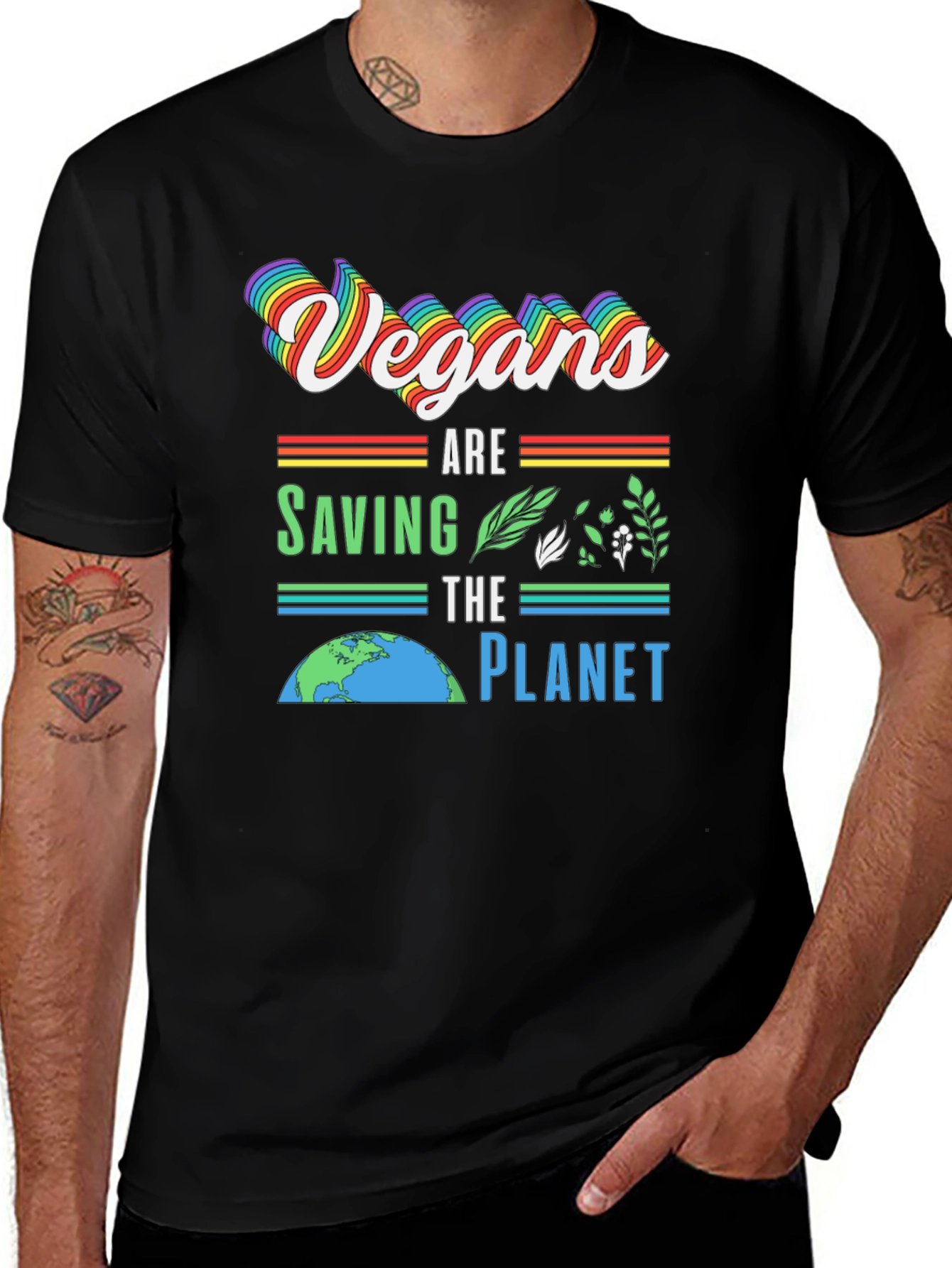 Vegan Saving the Planet T-Shirt
