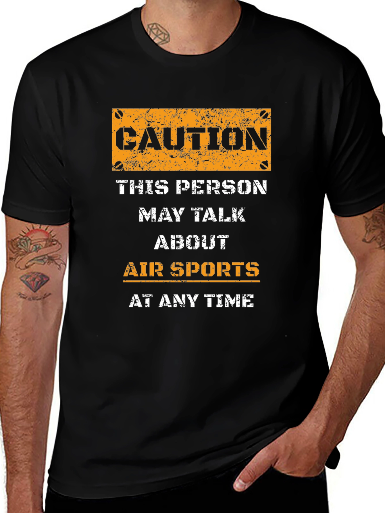 Variant 27 of Caution Air Sports T-Shirt