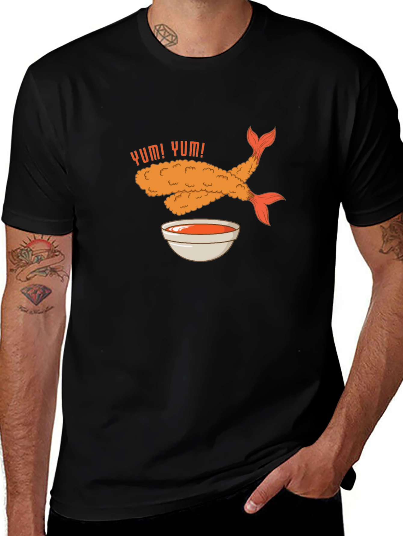 Variant 20 of Yum! Tempura Shrimp Graphic T-Shirt