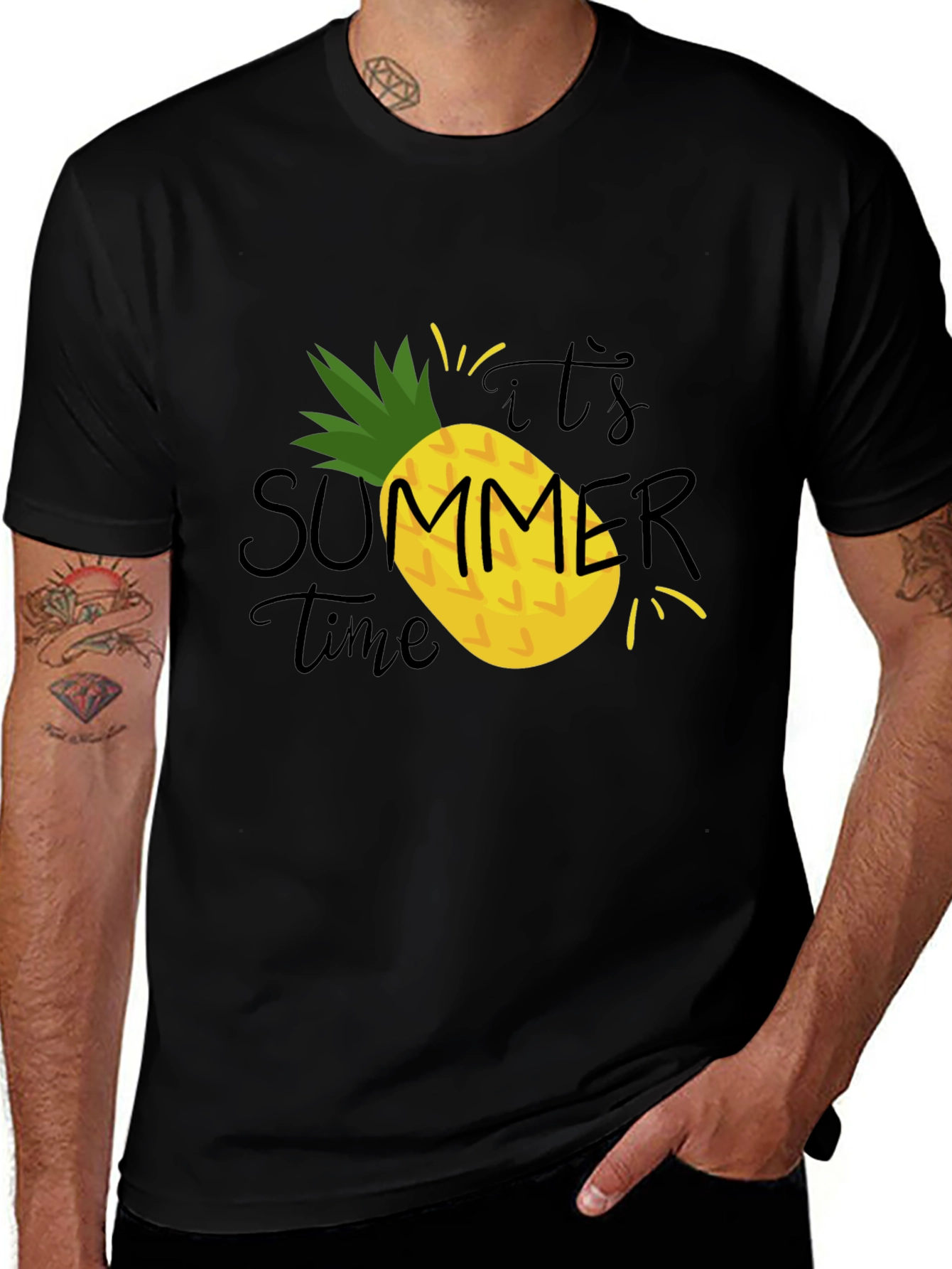 Summer Pineapple T-Shirt - Tropical Holiday Vibes