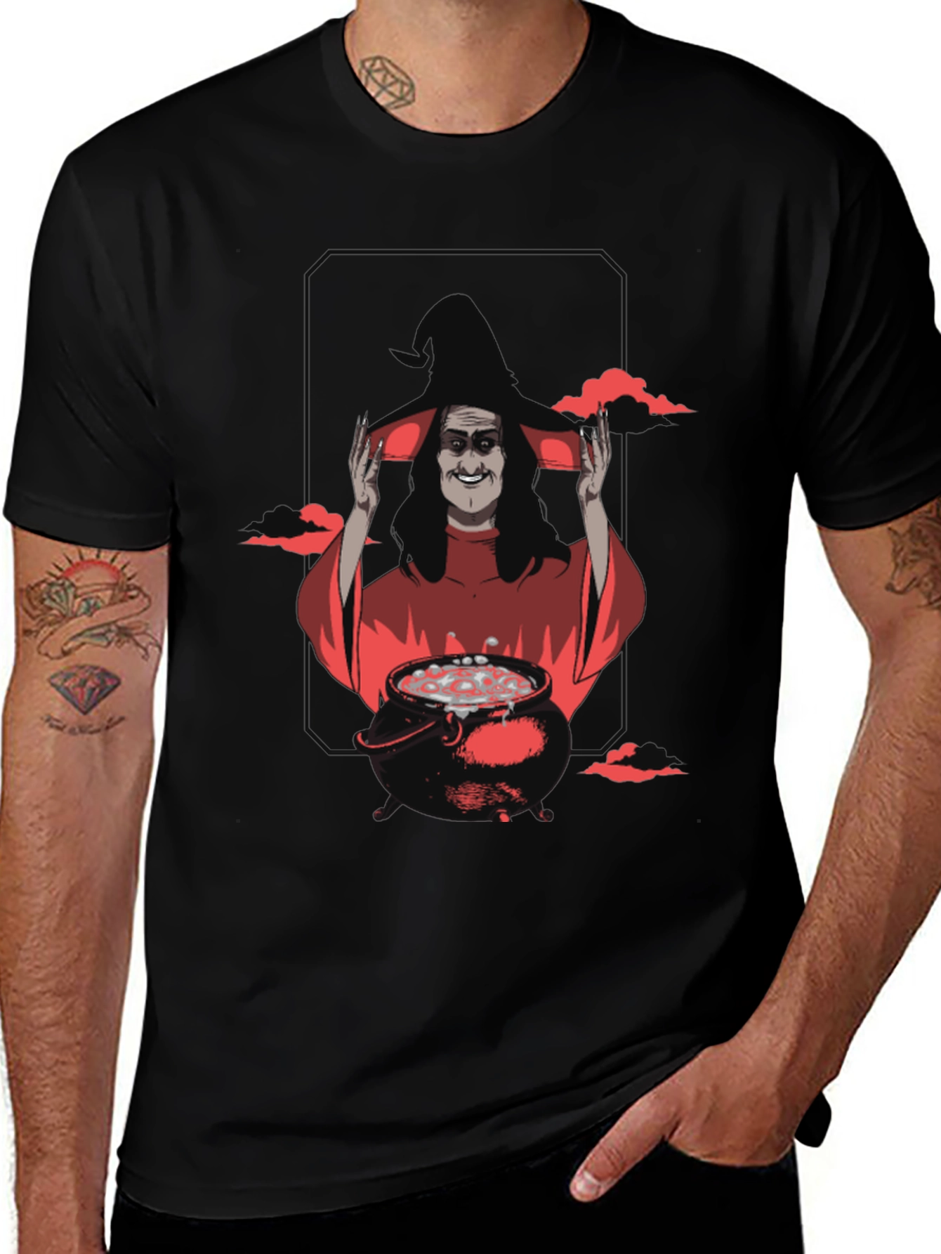 Variant 17 of Witch Brew Graphic Tee - Halloween Edition