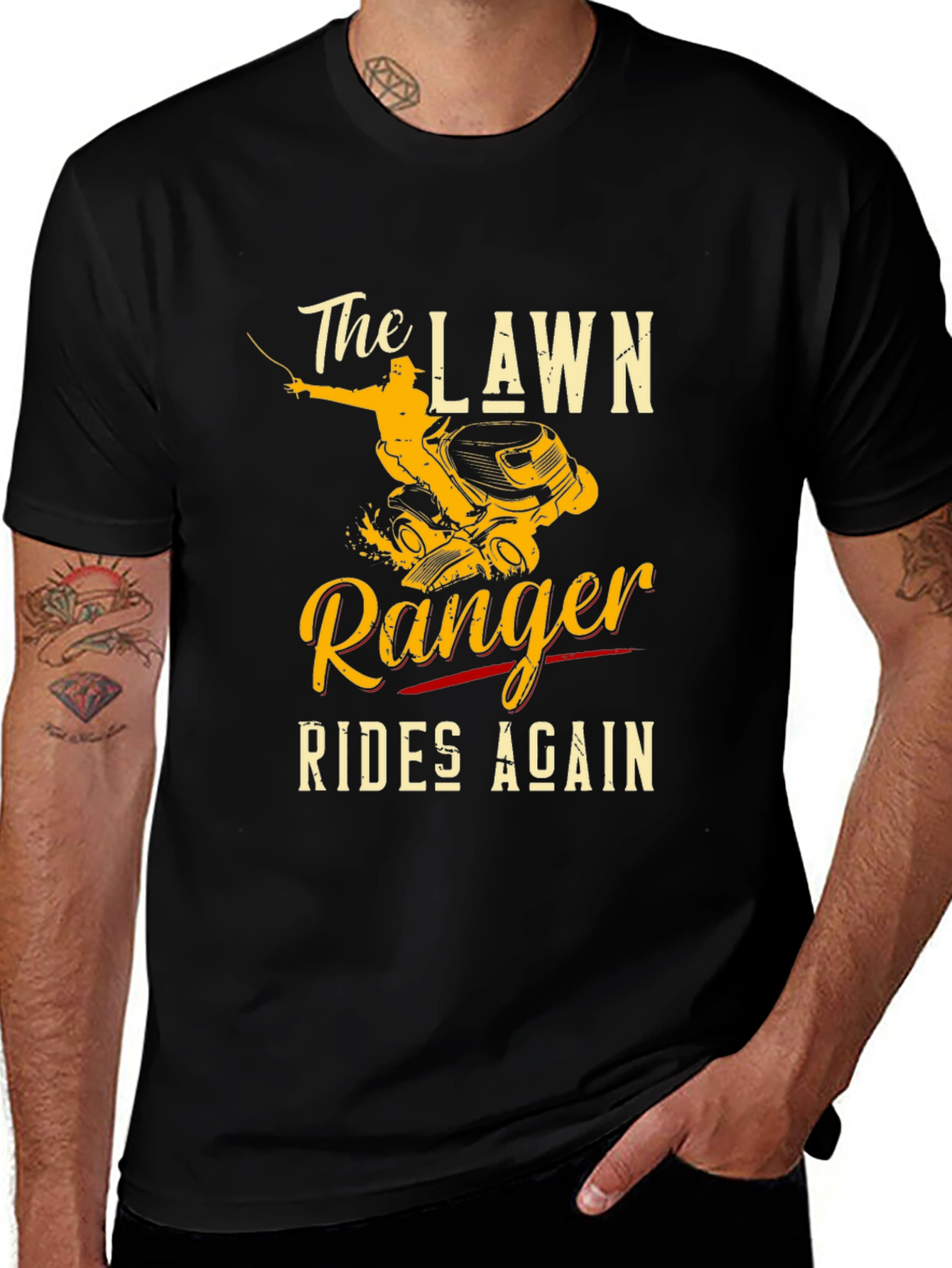 The Lawn Ranger Rides Again T-Shirt