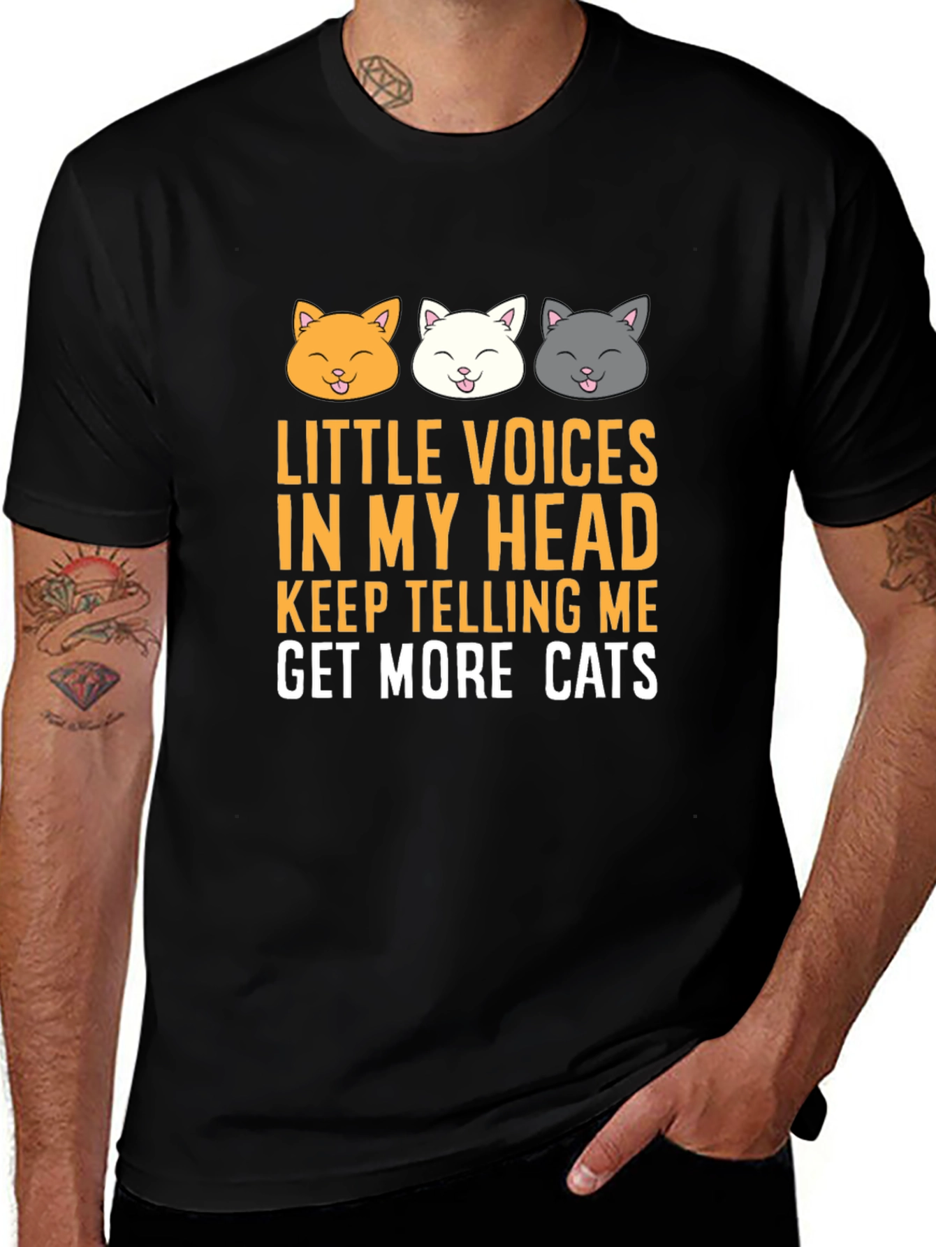 Variant 17 of Little Voices Cat Graphic Tee