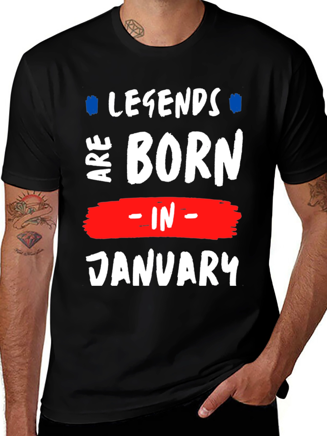 Legends Are Born In January T-Shirt