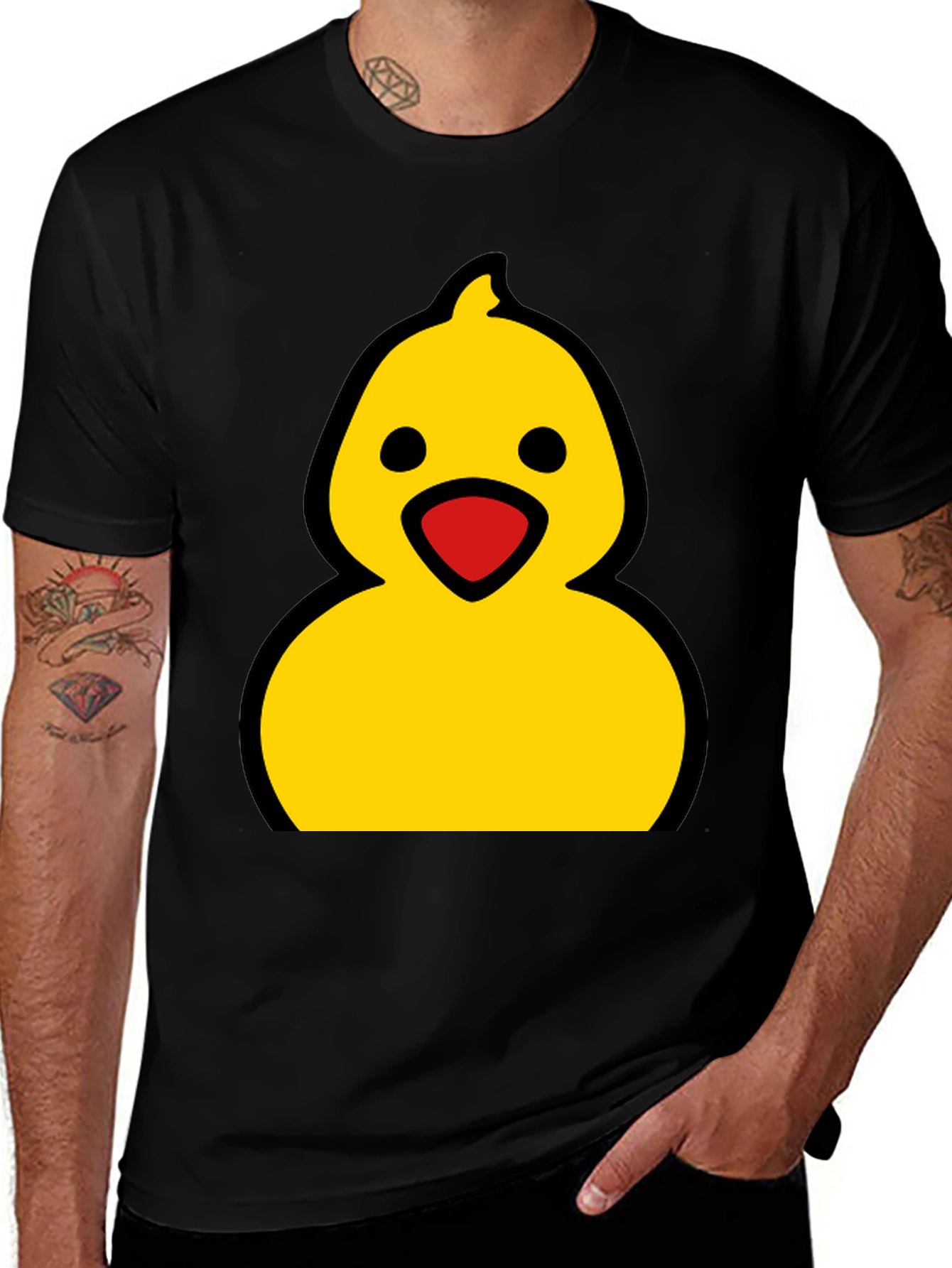 Variant 6 of Cute Duck Graphic T-Shirt