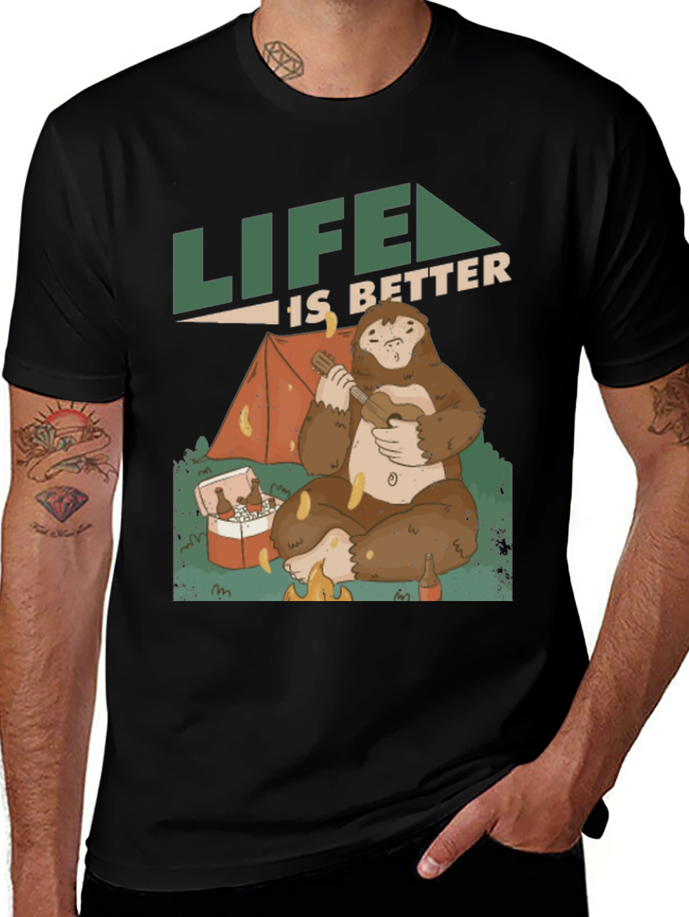 Life is Better Sasquatch T-Shirt
