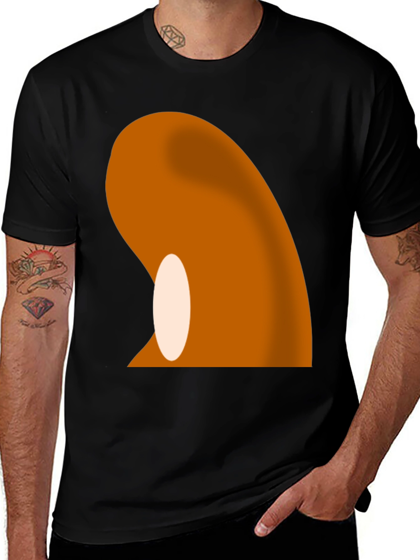 Variant 29 of Abstract Graphic Black T-Shirt