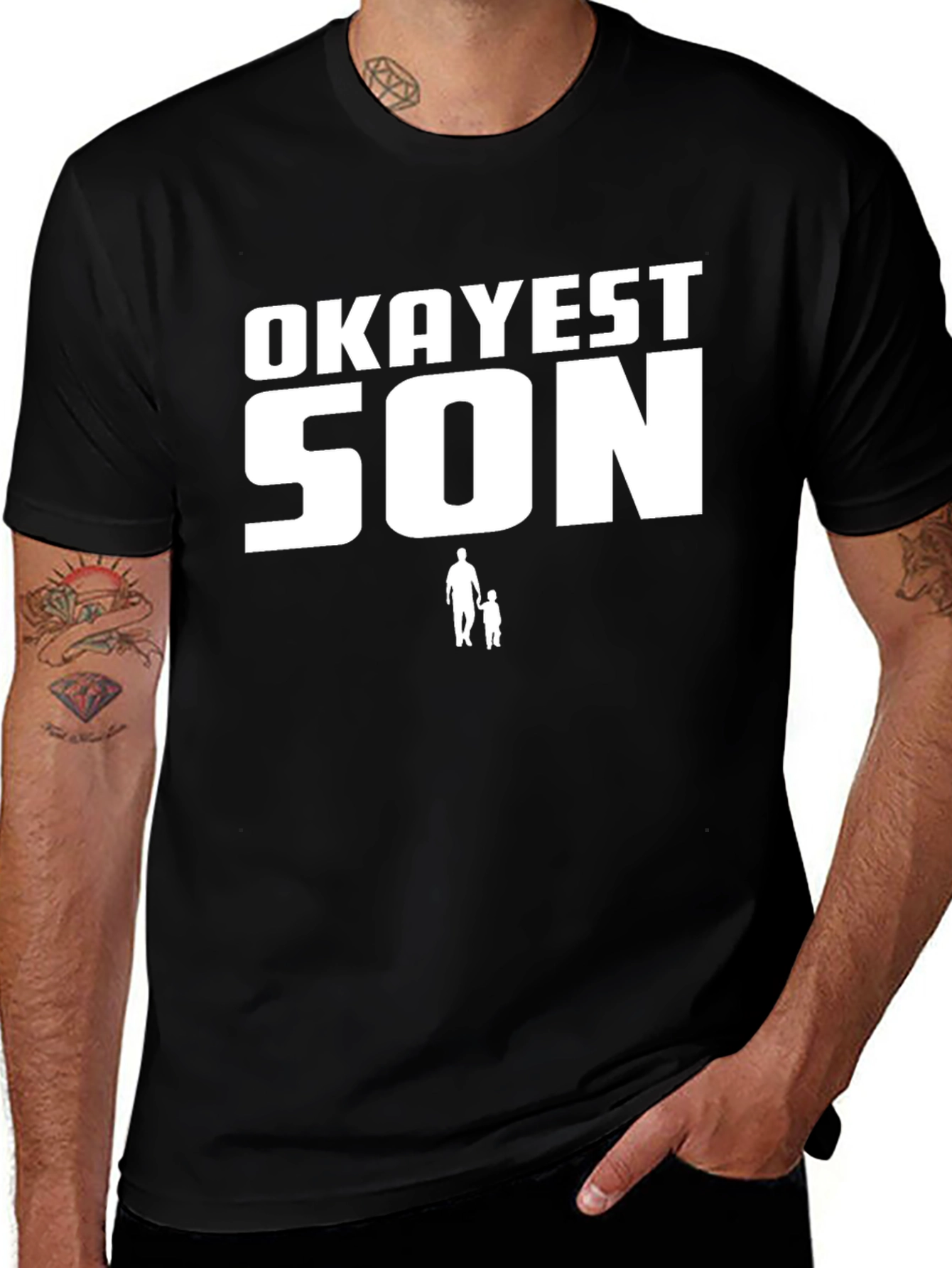 Variant 11 of Okayest Son T-Shirt - Funny Dad Gift
