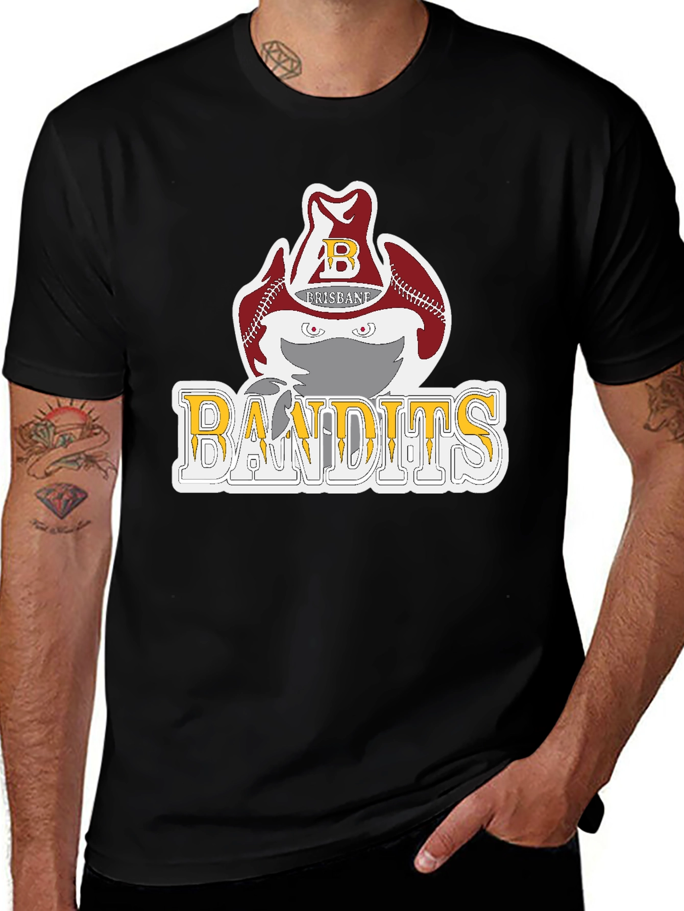 Brisbane Bandits Baseball Graphic T-Shirt