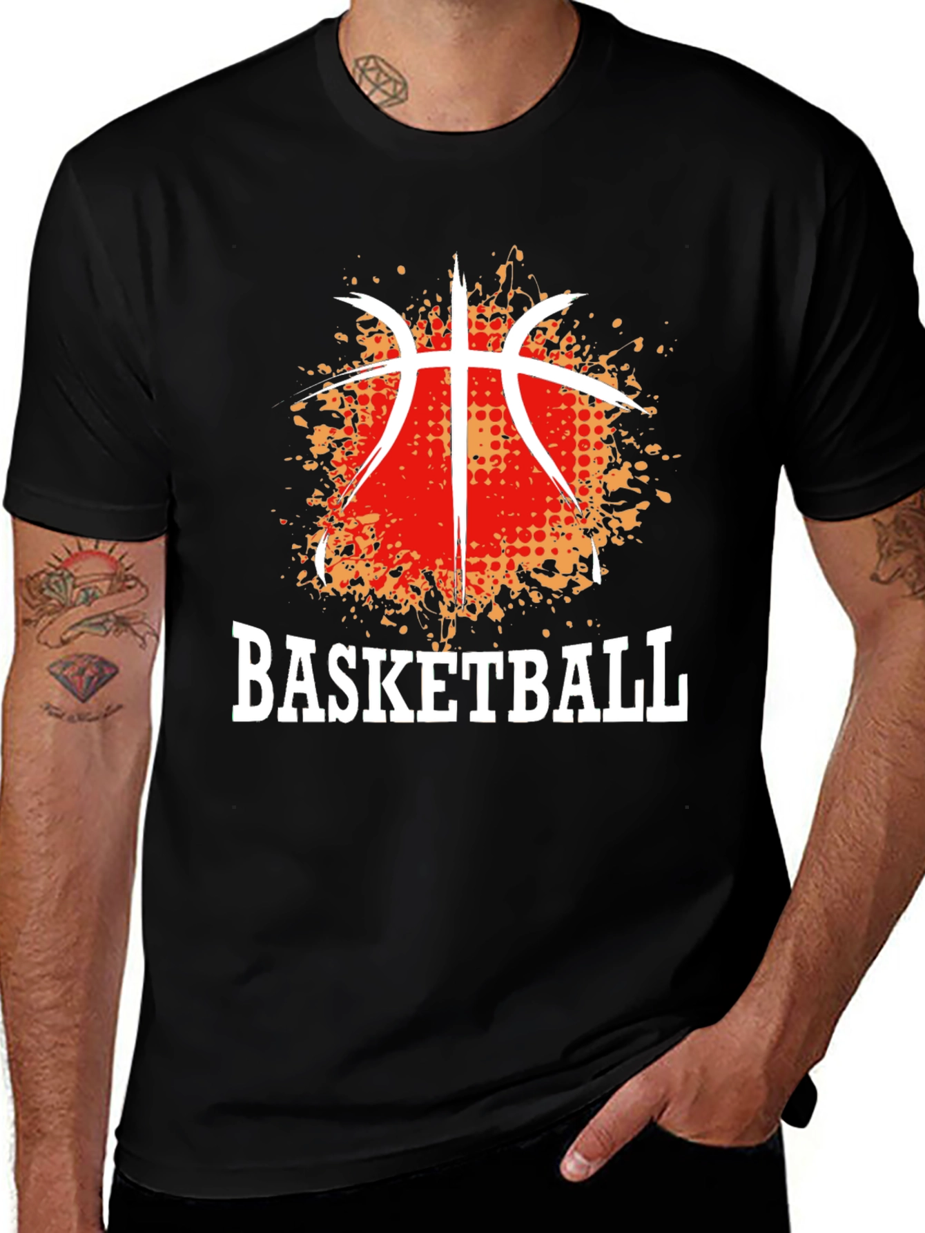 Basketball Graphic Tee - Stylish Sports Fan Apparel