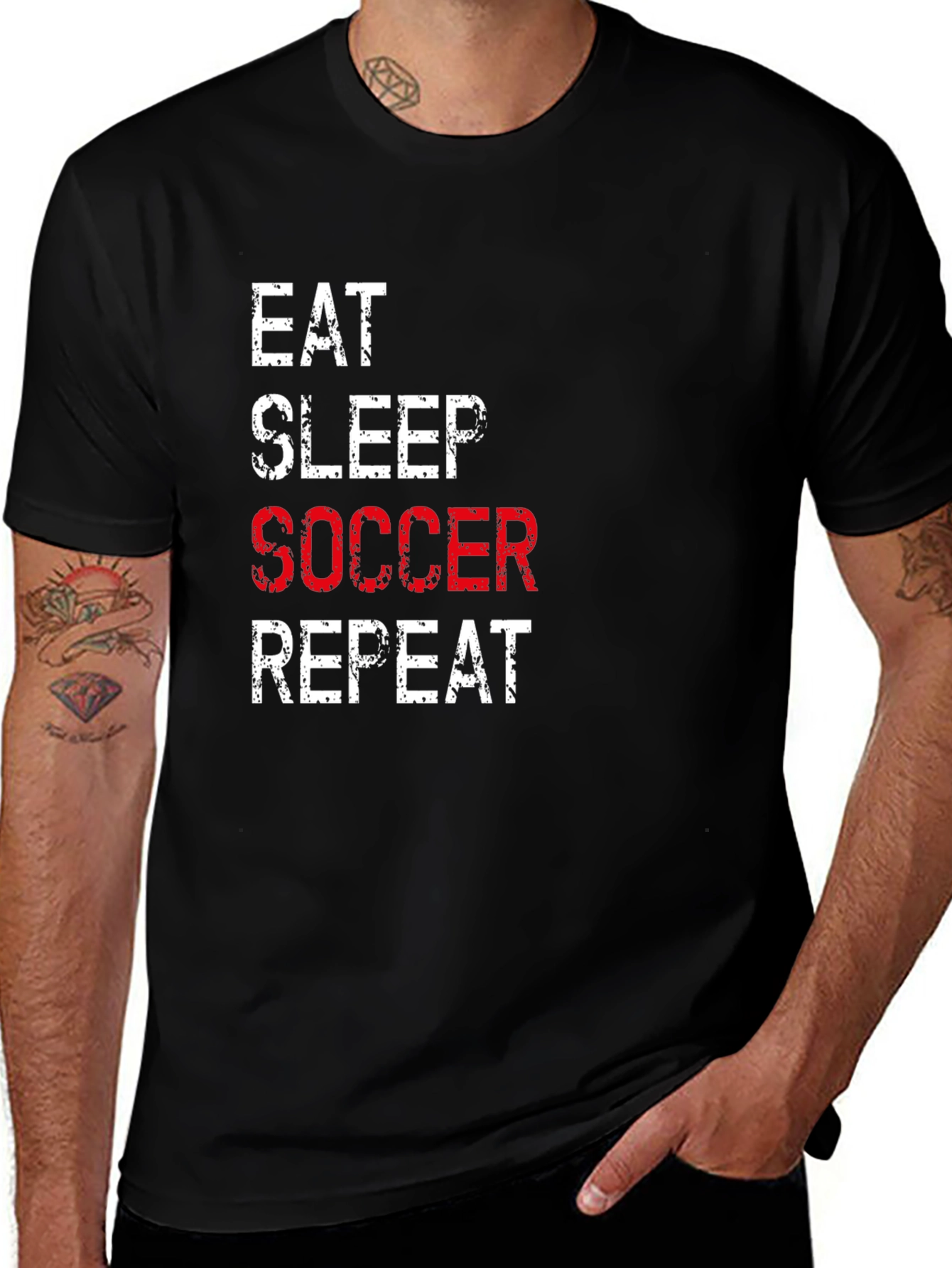 Eat Sleep Soccer Repeat T-Shirt
