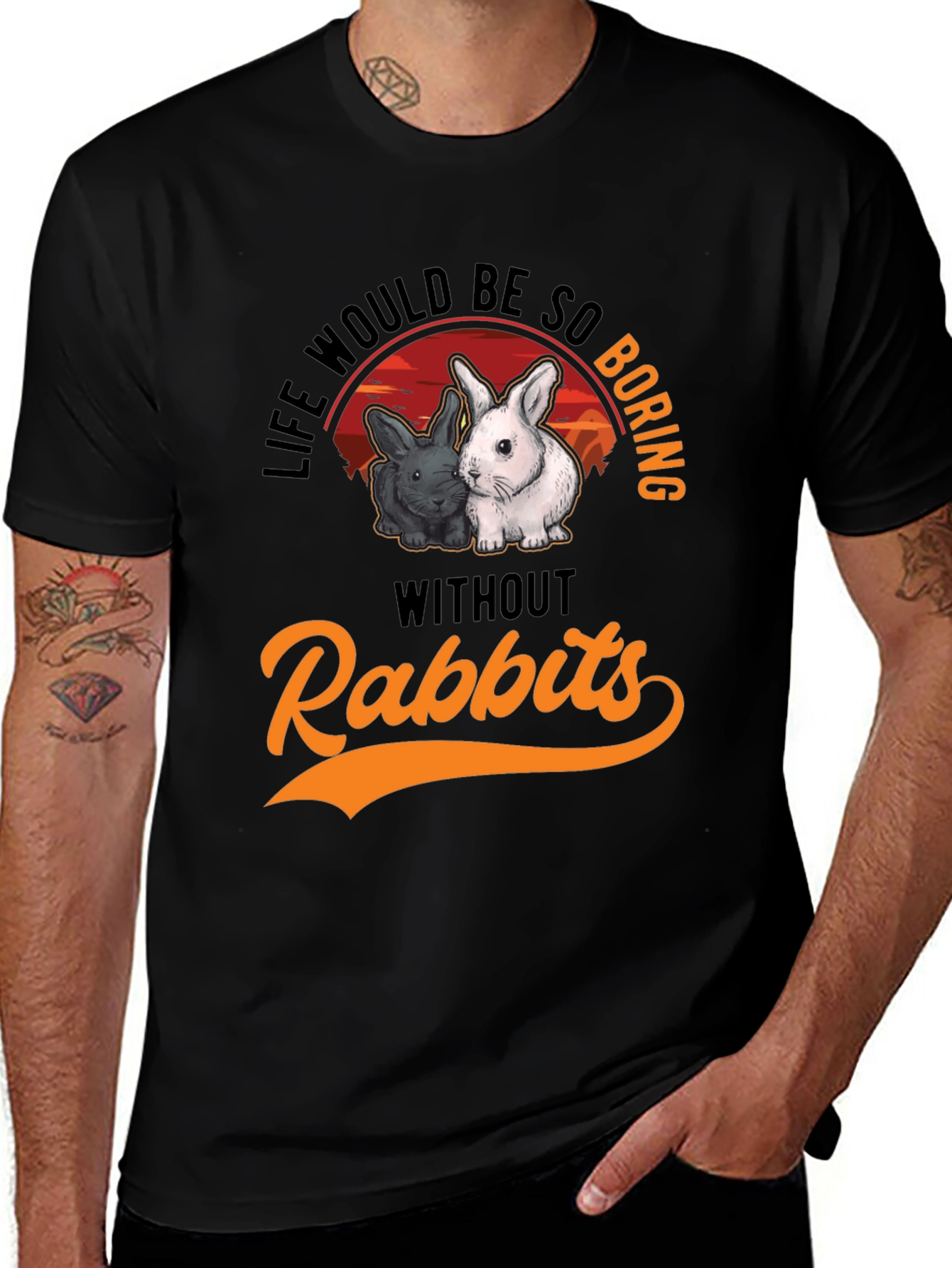 Variant 28 of Life Without Rabbits T-Shirt