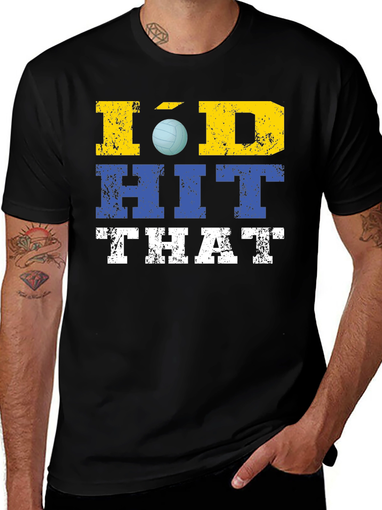 Variant 26 of I'd Hit That Volleyball Graphic Tee