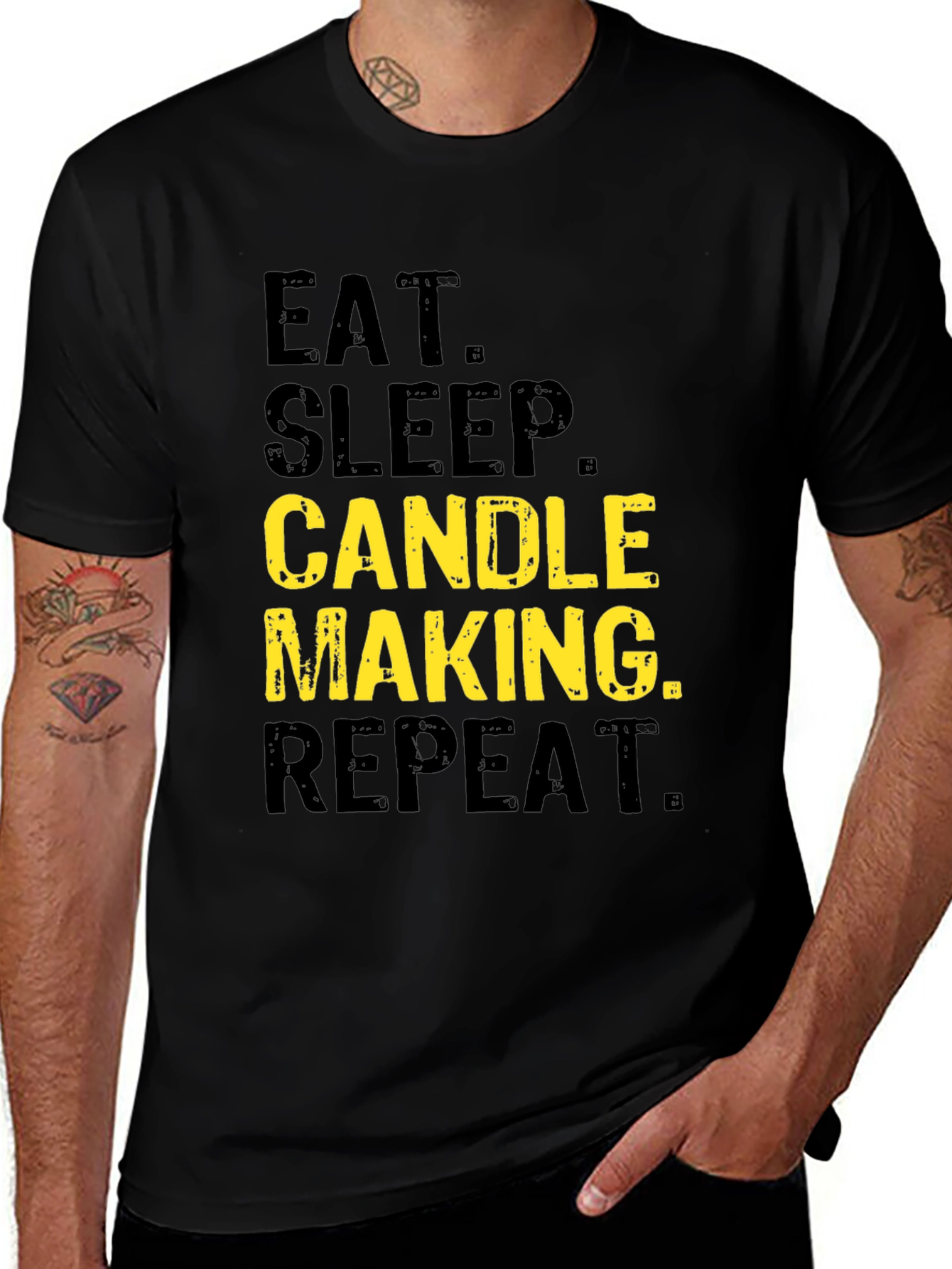 Variant 17 of Eat Sleep Candle Making T-Shirt
