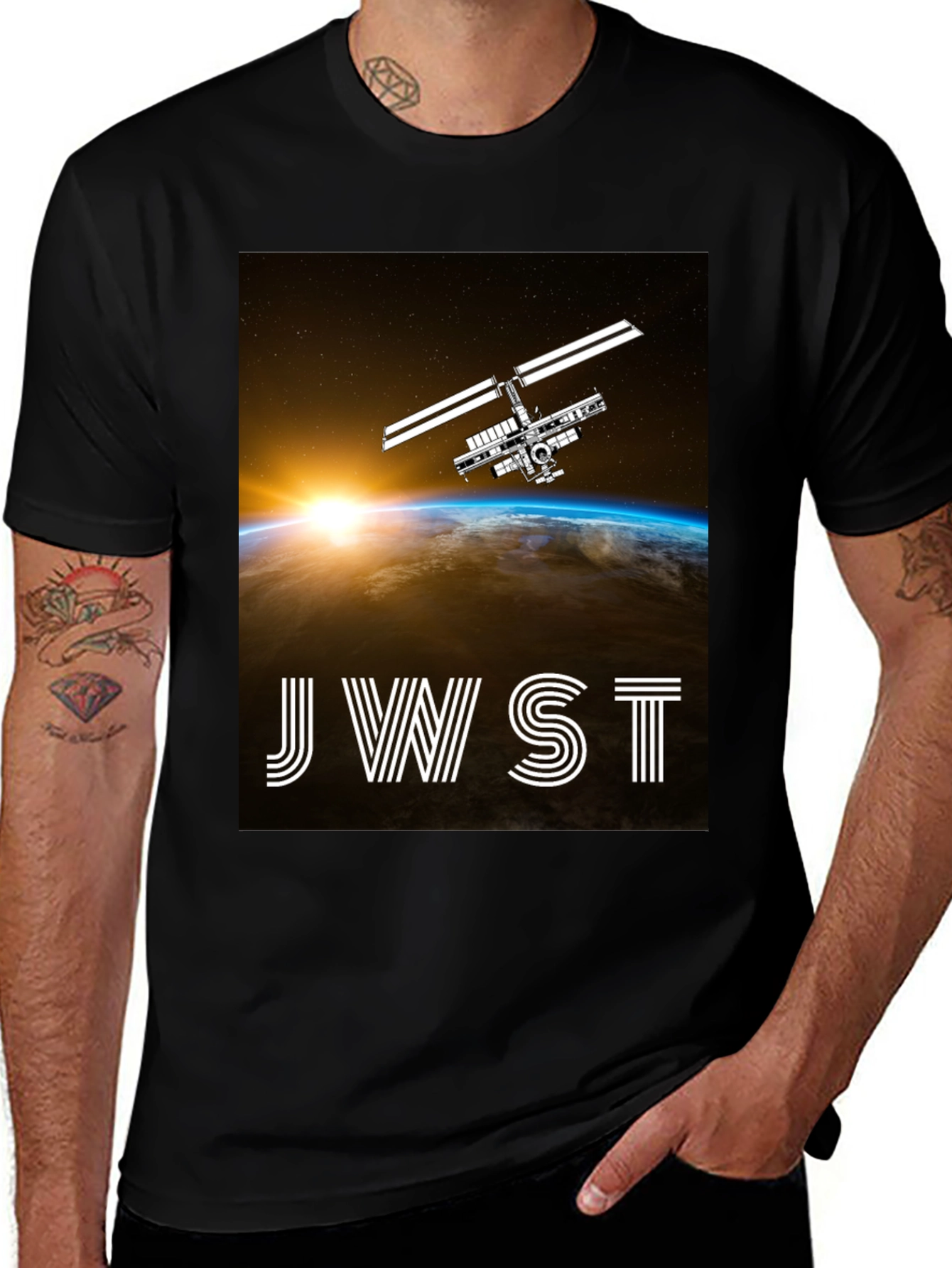 JWST Space Telescope Graphic T-Shirt