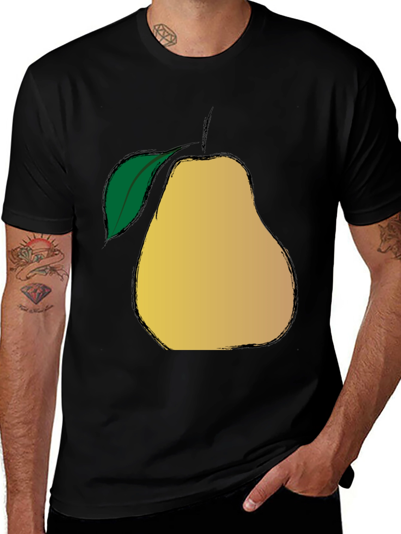 Variant 22 of Pear Graphic Print T-Shirt
