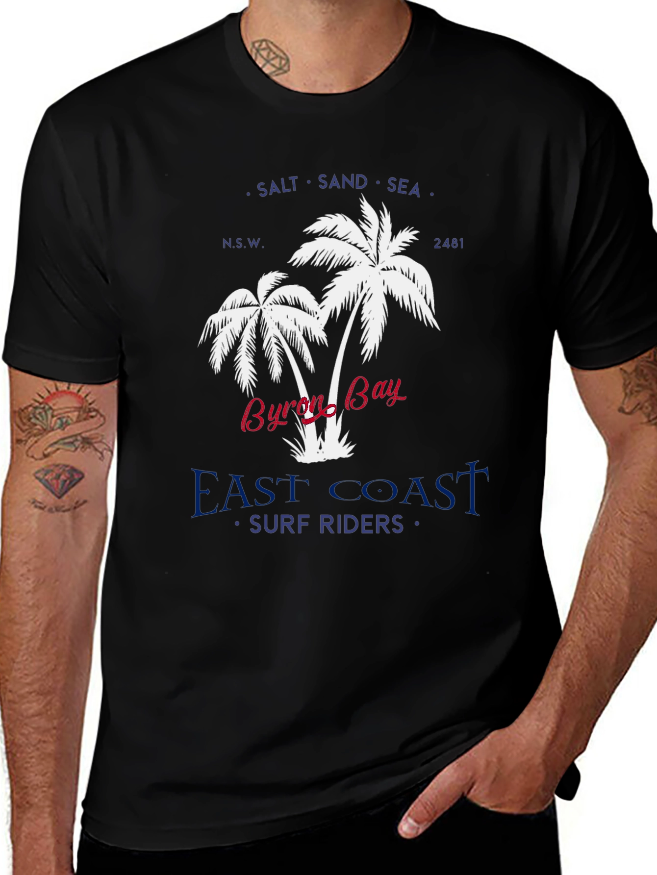 Variant 28 of Byron Bay East Coast Surf T-Shirt