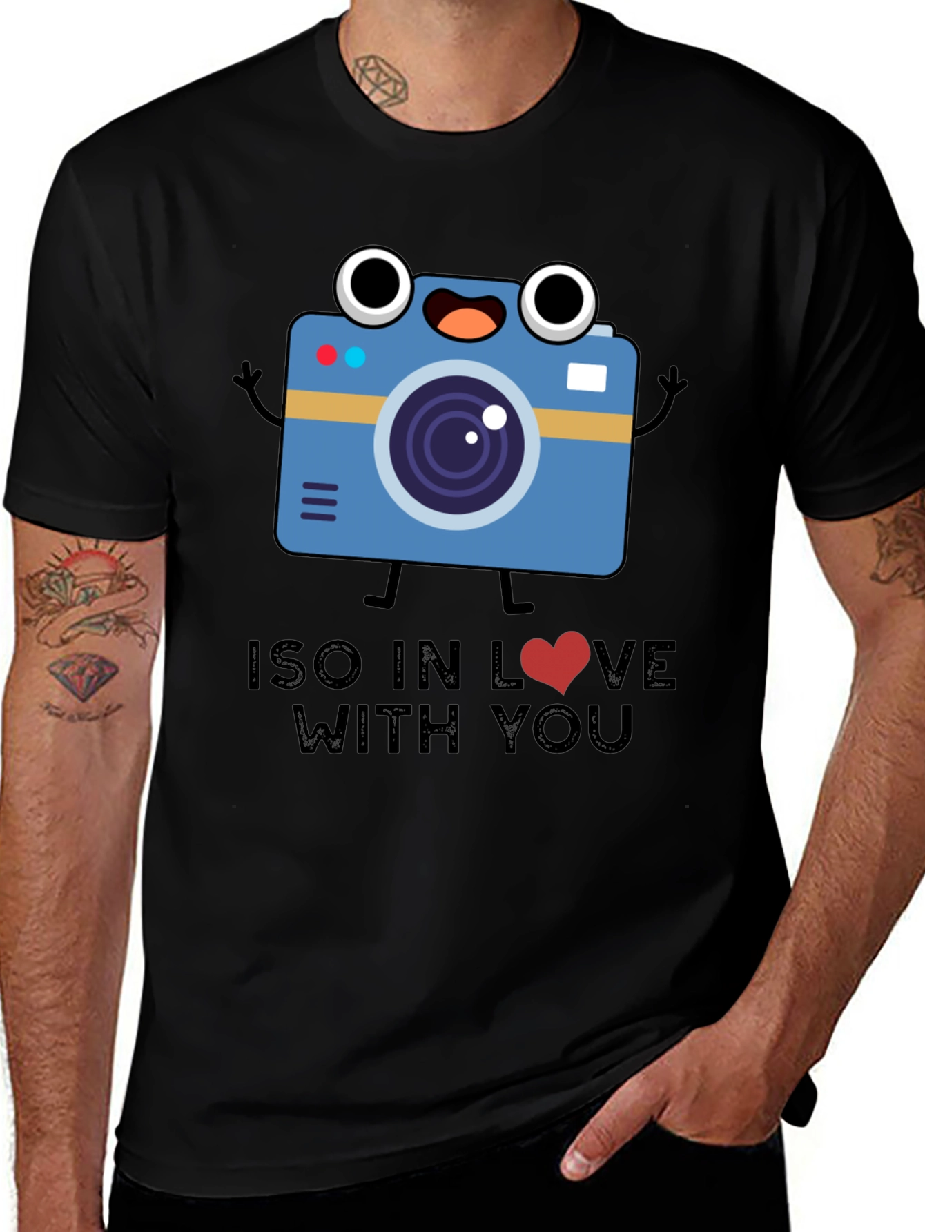 Cute Camera T-Shirt - ISO In Love With You