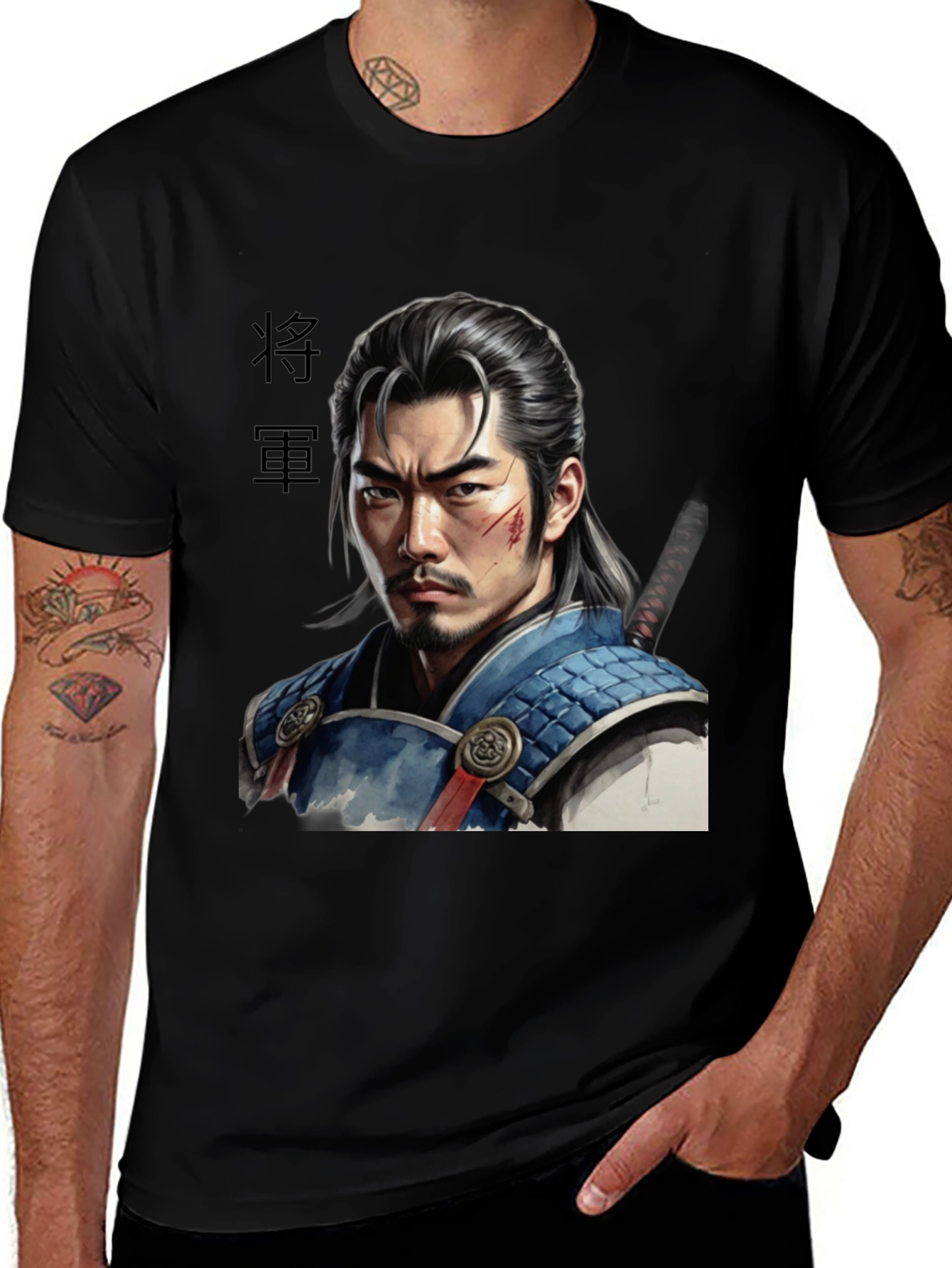 Variant 18 of Samurai Warrior Graphic T-Shirt