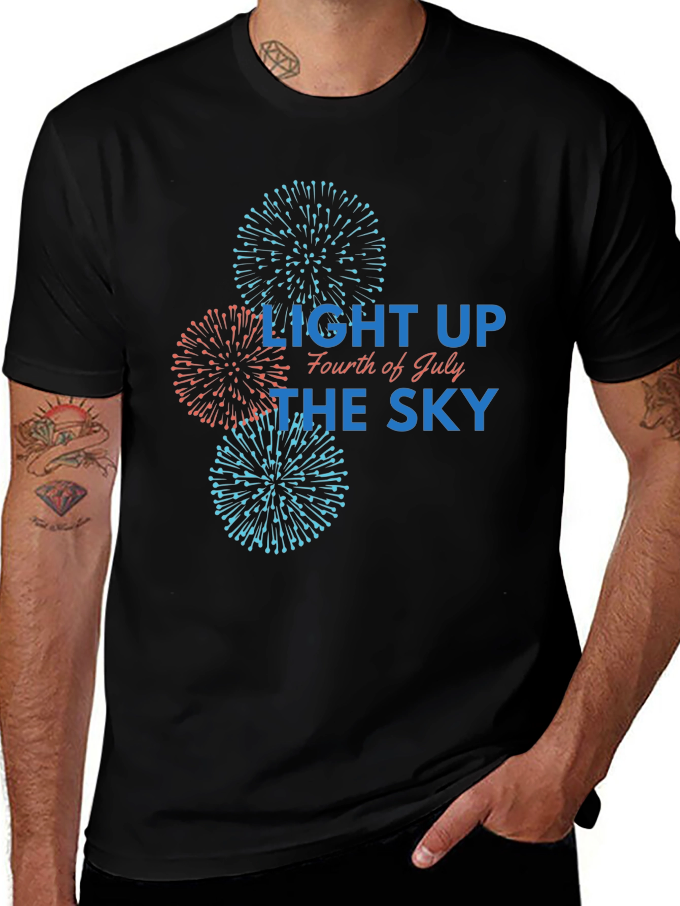 Variant 26 of Light Up The Sky 4th of July Tee
