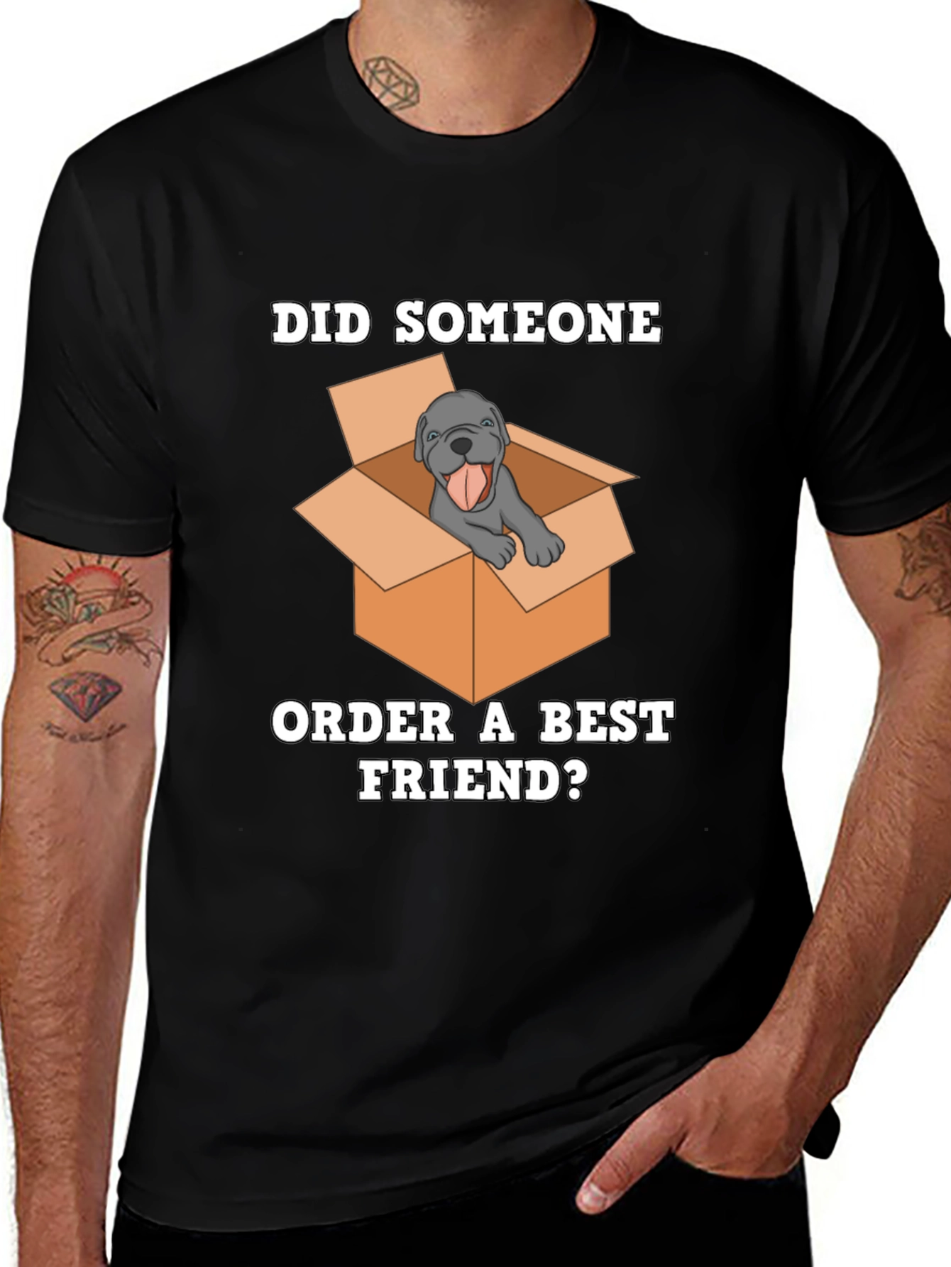 Best Friend Dog T-Shirt - Novelty Tee