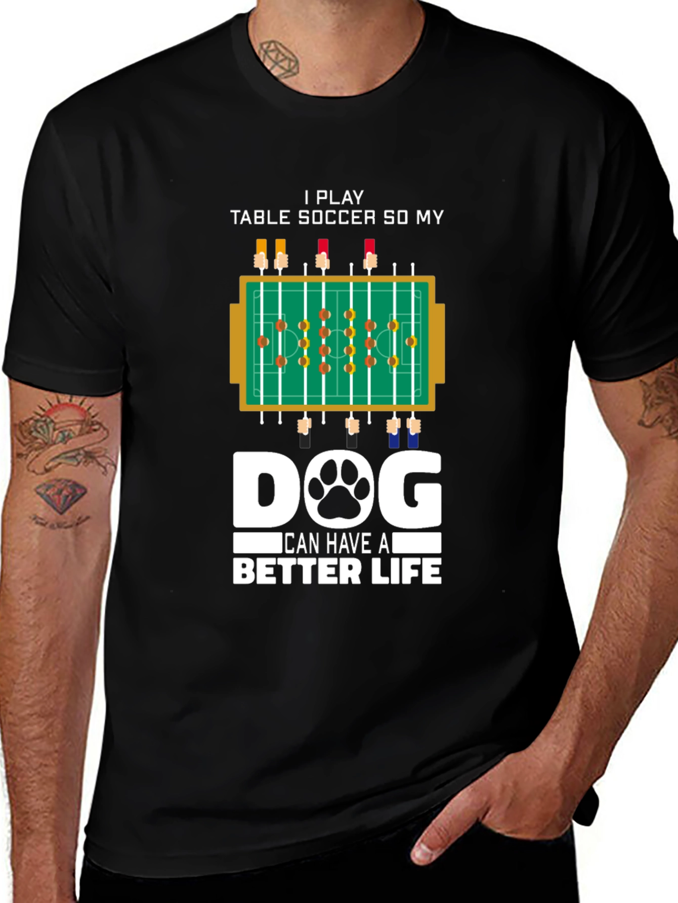 Variant 9 of Table Soccer Dog Lover T-Shirt