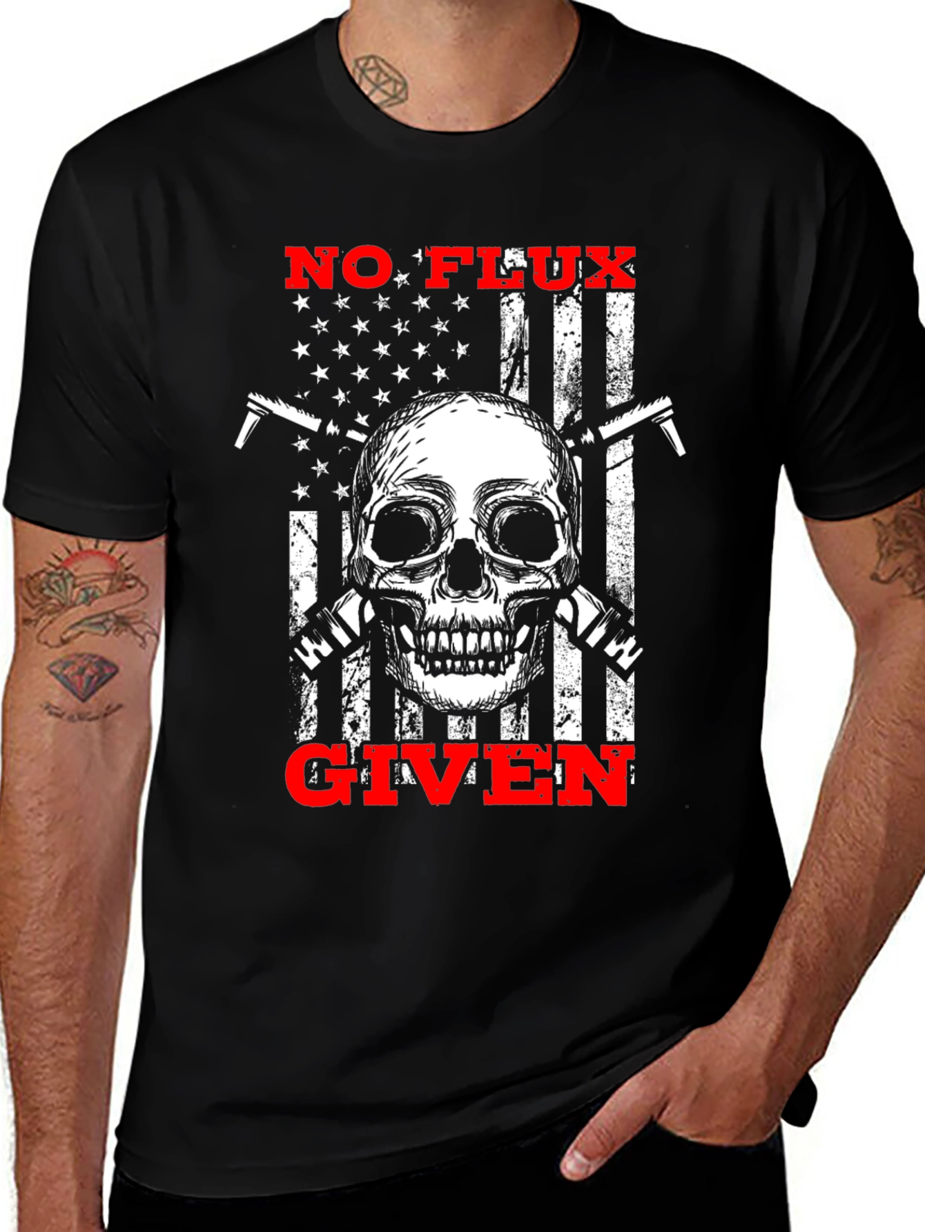 Variant 14 of No Flux Given Welding T-Shirt