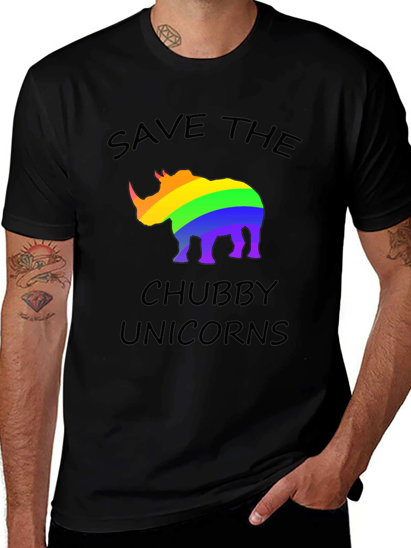 Variant 19 of Save the Chubby Unicorns T-Shirt