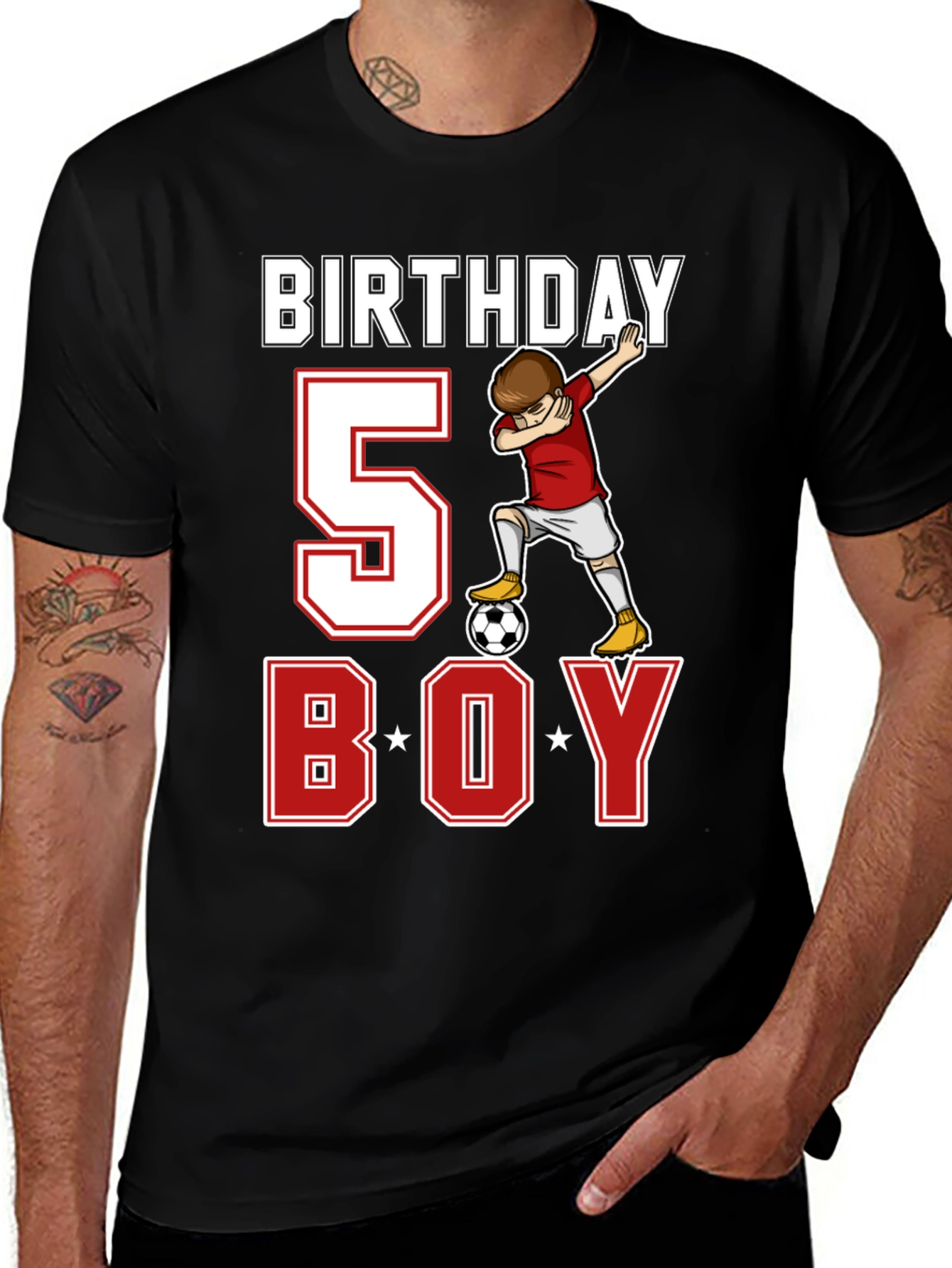 5th Birthday Soccer Boy T-Shirt